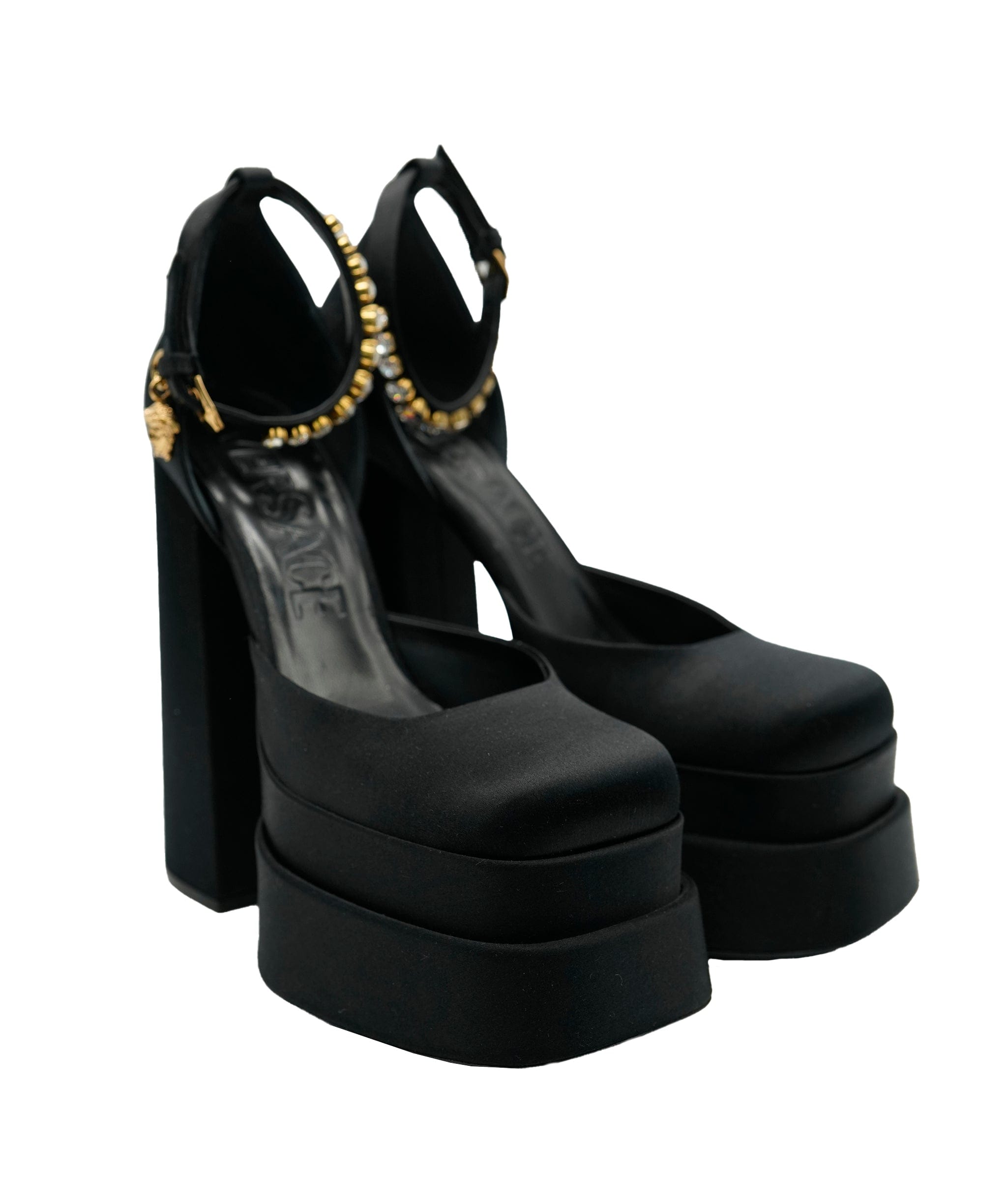 Versace Versace Black Medusa Platform heels  ALC1018