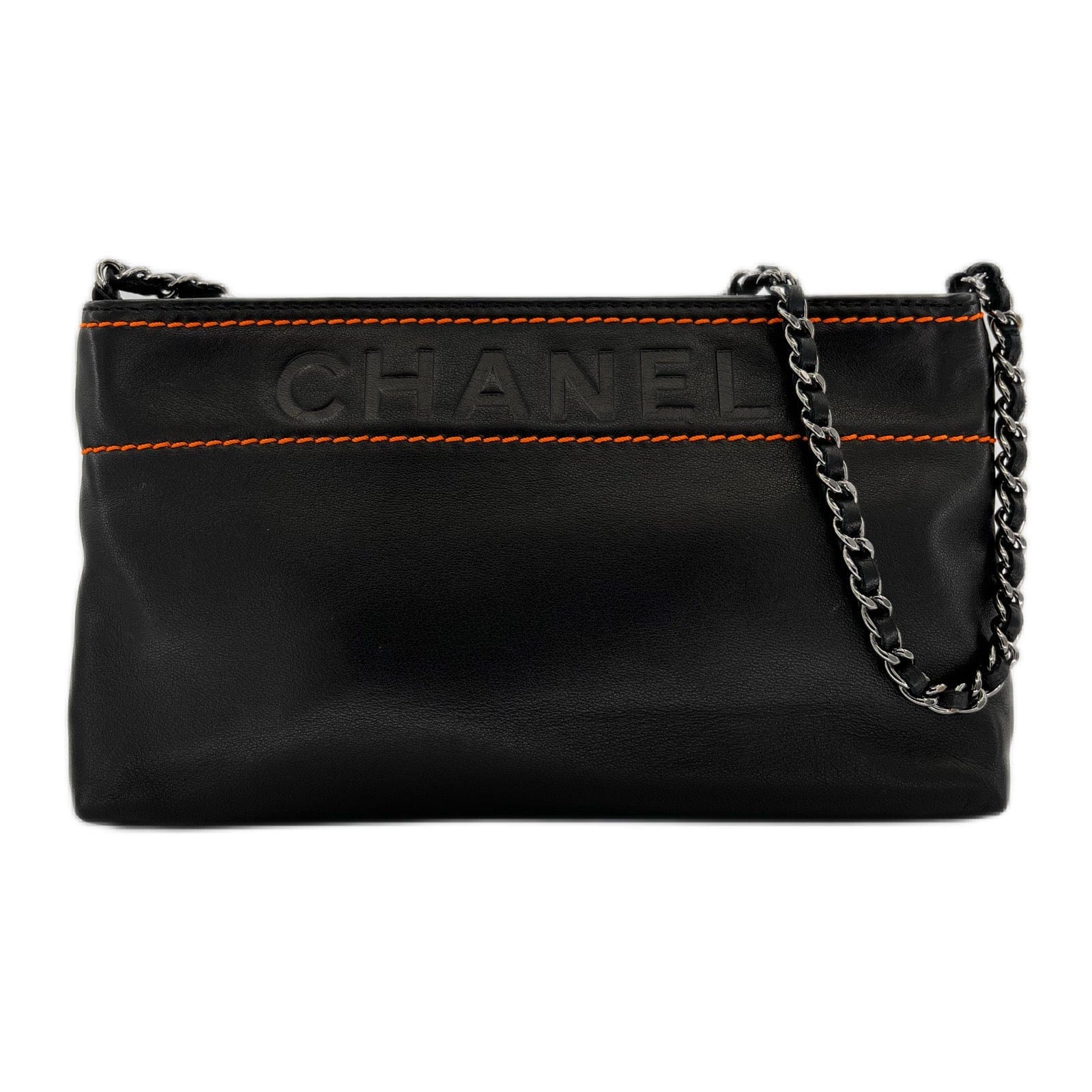 VINTAGE LOVER PURPOSE CHANEL VINTAGE CHAIN SHOULDER BAG BLACK LAMB SKIN 90207964