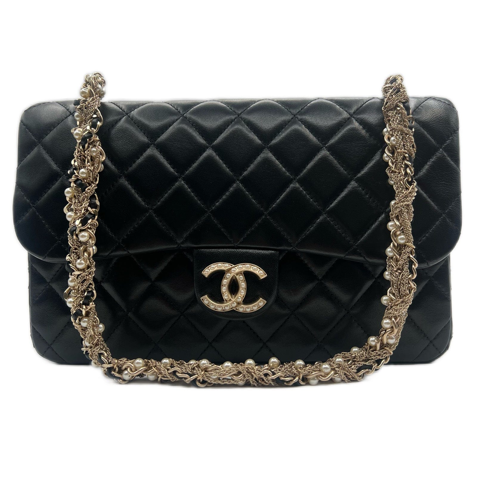 VINTAGE LOVER PURPOSE CHANEL WESTMINSTER BLACK LAMB SKIN 90204624