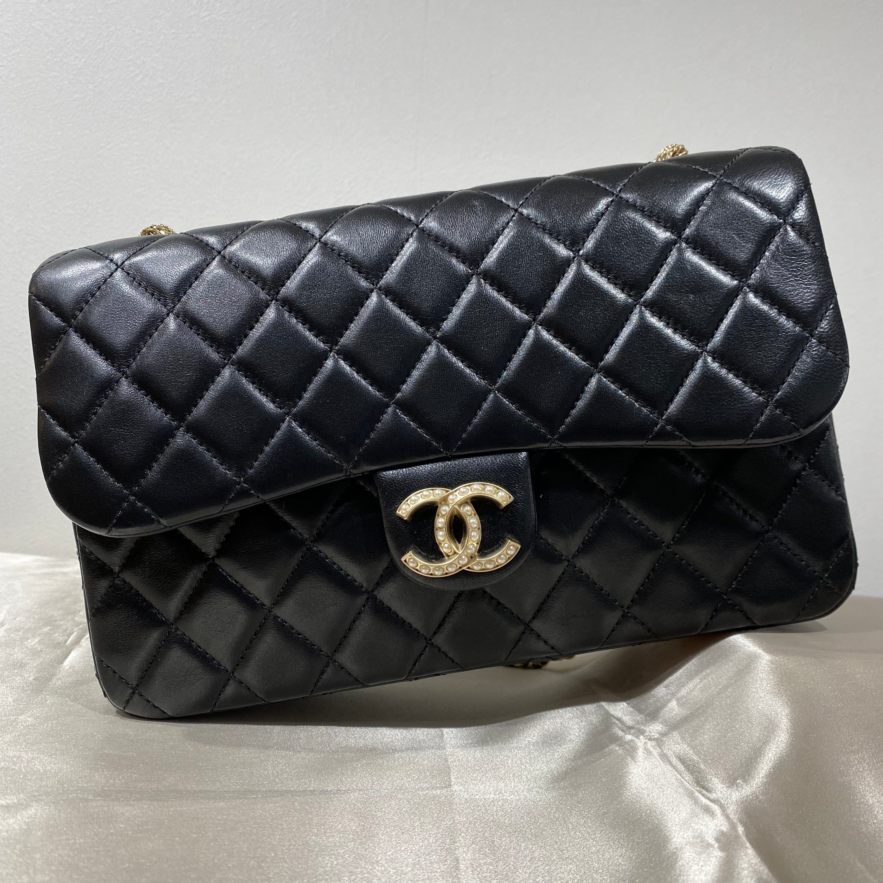 VINTAGE LOVER PURPOSE CHANEL WESTMINSTER BLACK LAMB SKIN 90204624