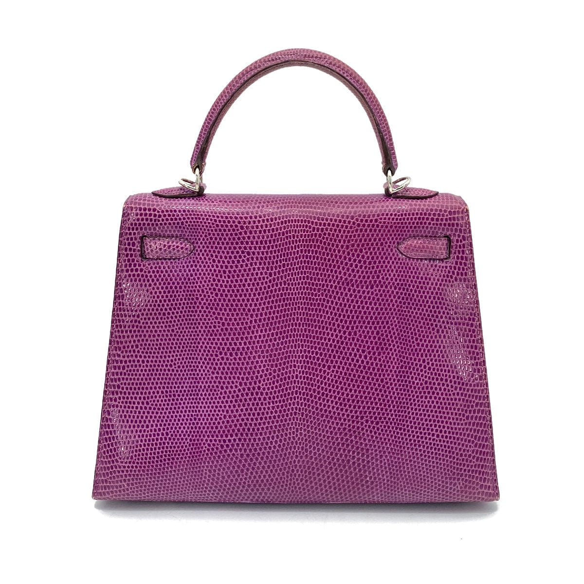 VINTAGE LOVER PURPOSE HERMES KELLY 25 SELLIER LIZARD VIOLET HAND SHOULDER BAG SHW □K 90261363