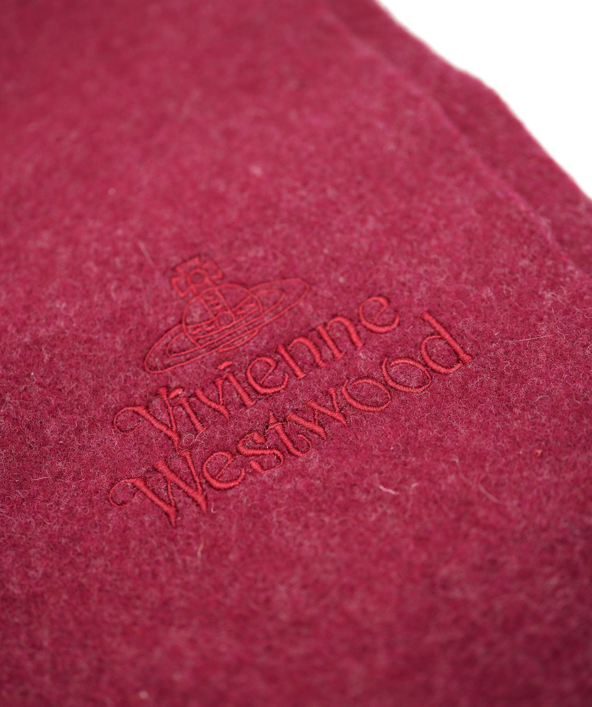 Vivienne Westwood Vivienne Westwood wool red scarf, unworn OL1035