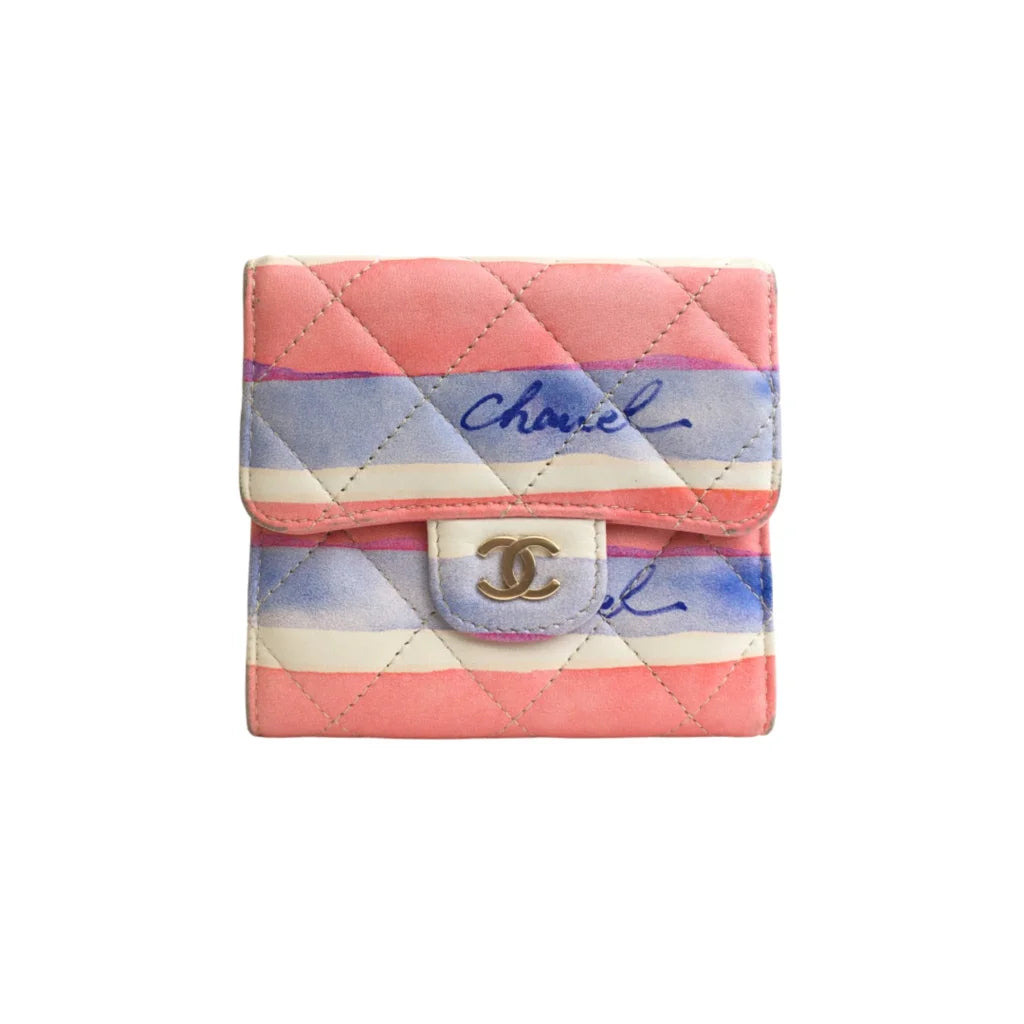 Chanel Limited Edition Watercolour Wallet L-OVXY2U