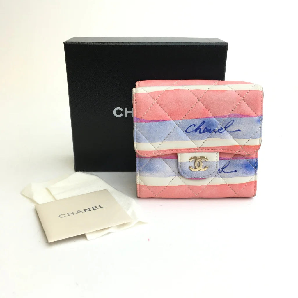 Chanel Limited Edition Watercolour Wallet L-OVXY2U