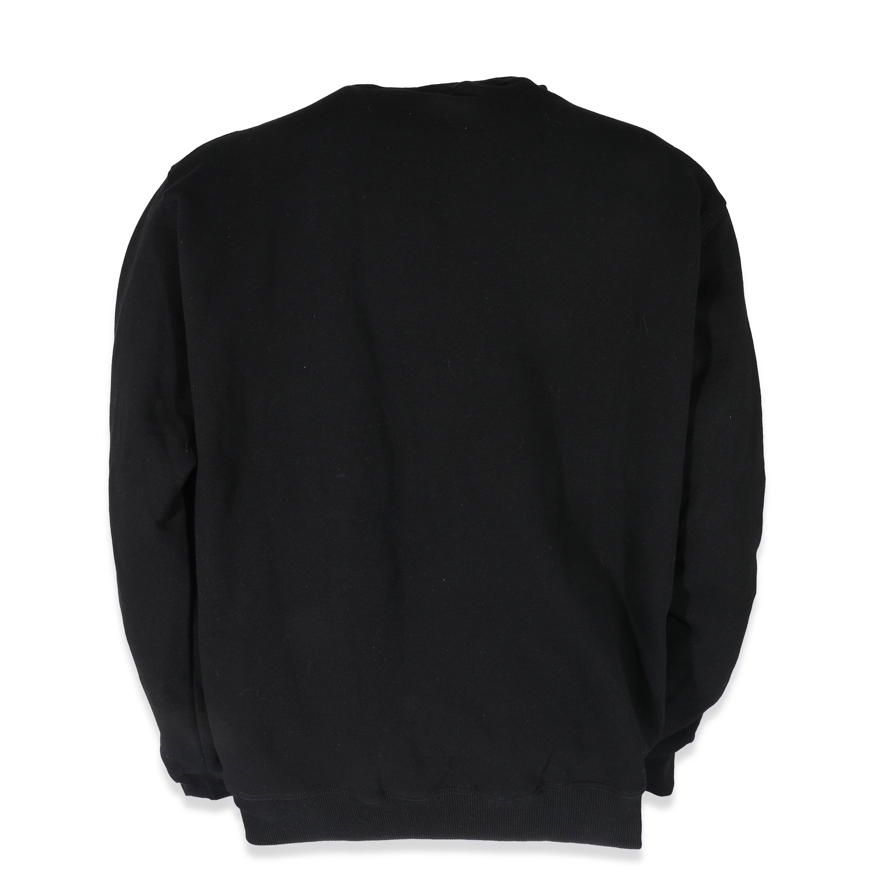 YSL YSL Sweatshirt Black M with red "Yves Saint Laurent" UKL1236