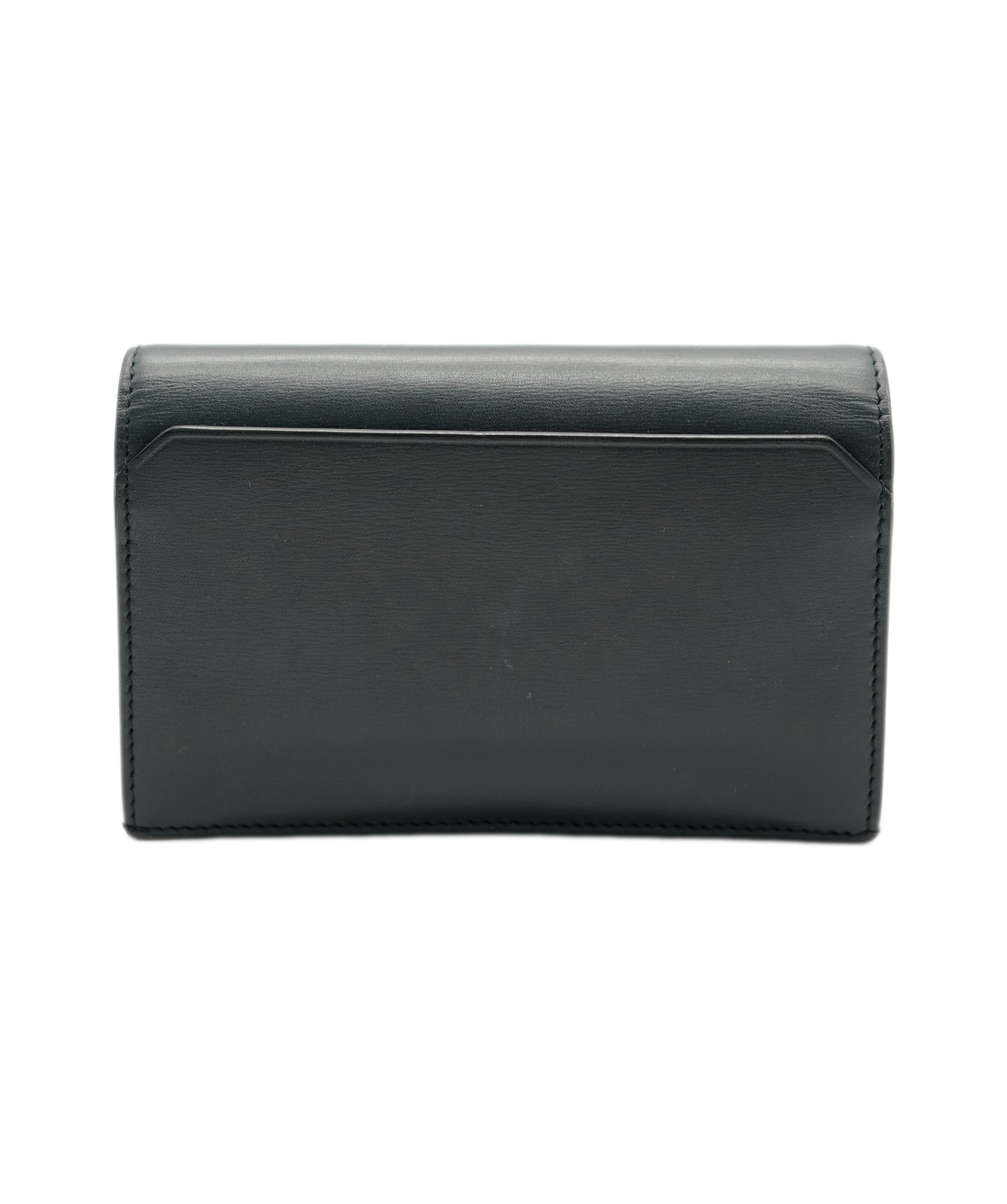 Yves Saint Laurent YSL black smooth leather cardholder / wallet - AJC0480