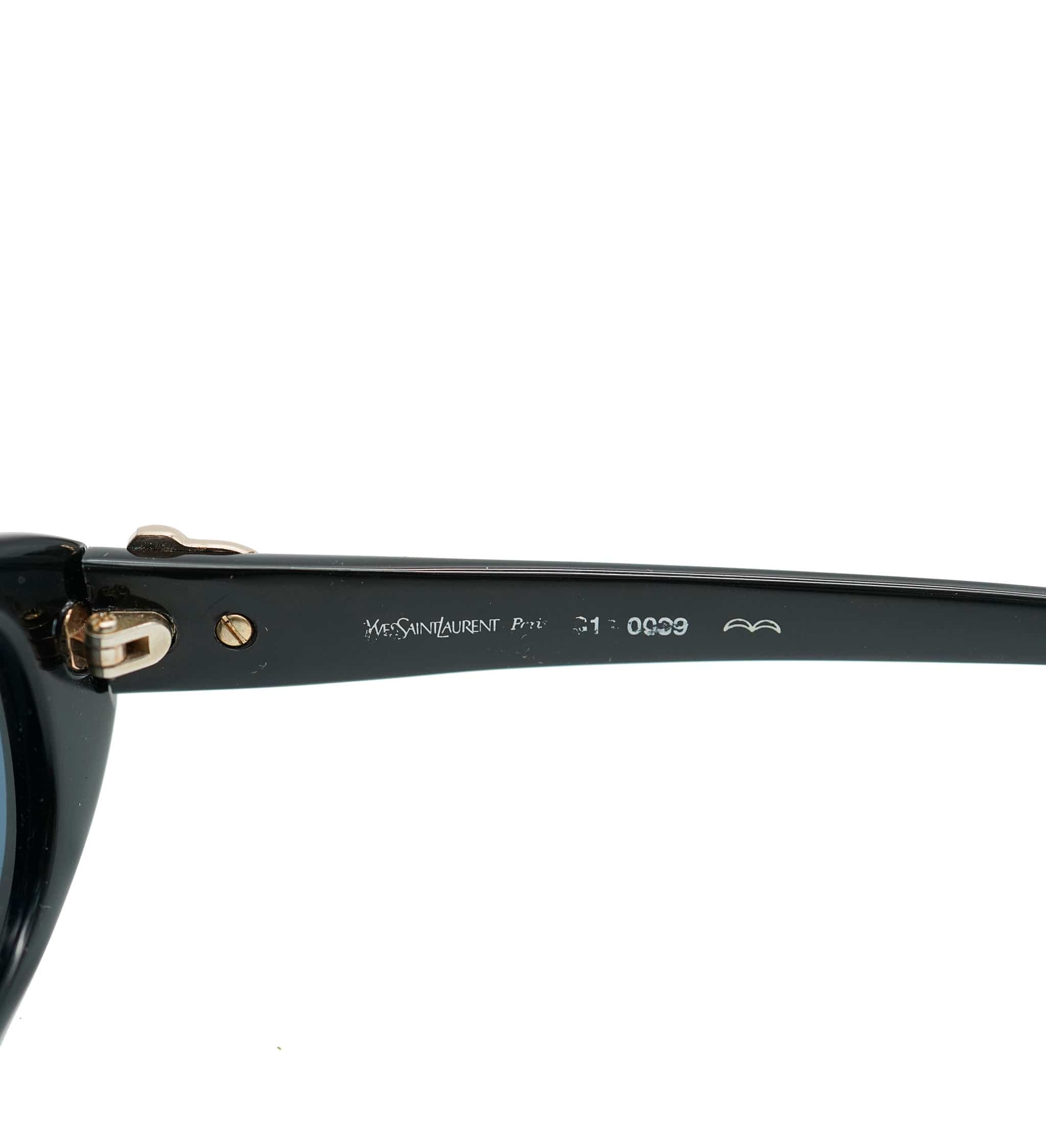 Yves Saint Laurent YSL Logo Sunglasses Black ASL9169