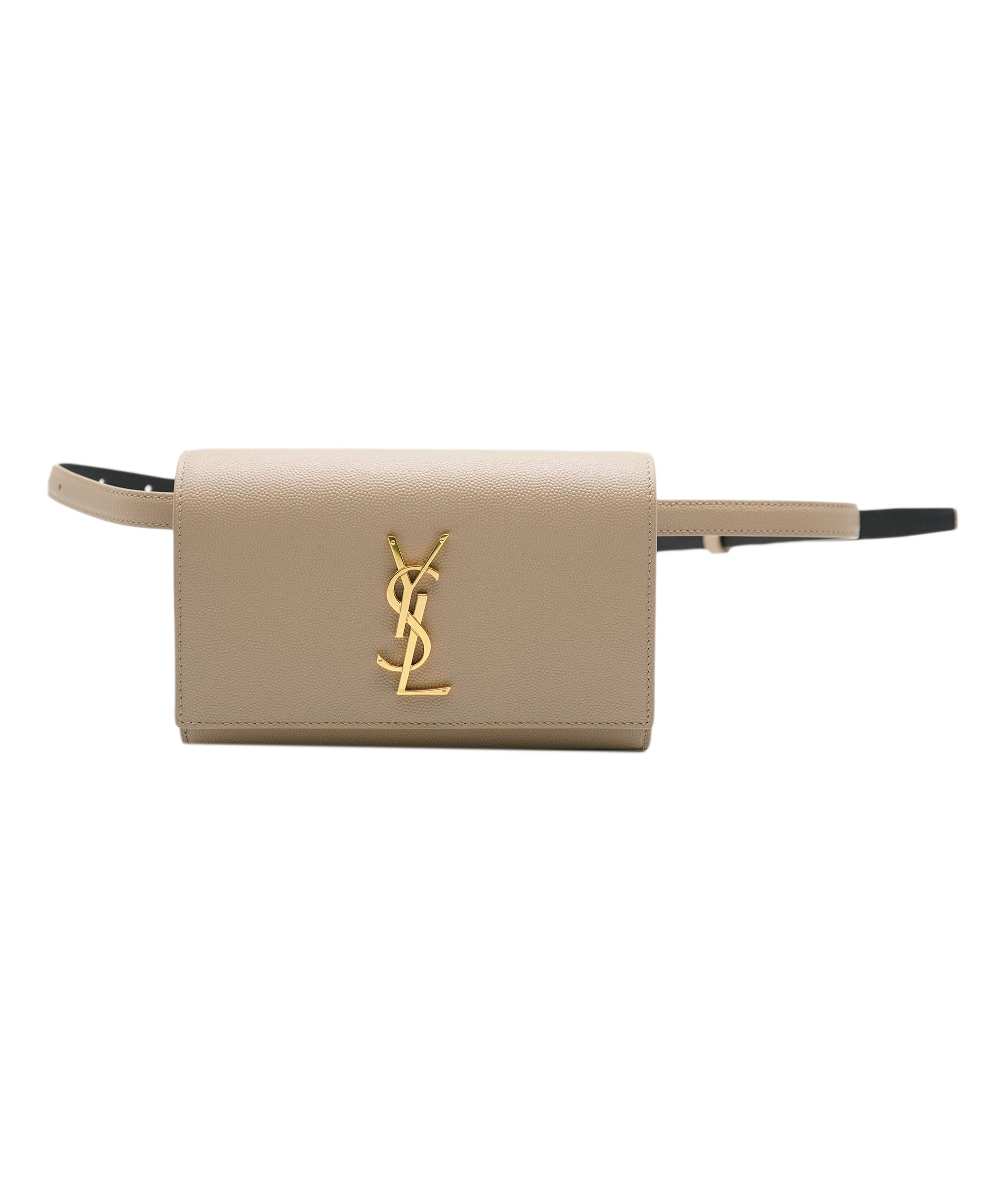 Yves Saint Laurent Saint Laurent Beige Grain De Poudre Kate Belt Bag ASC4314