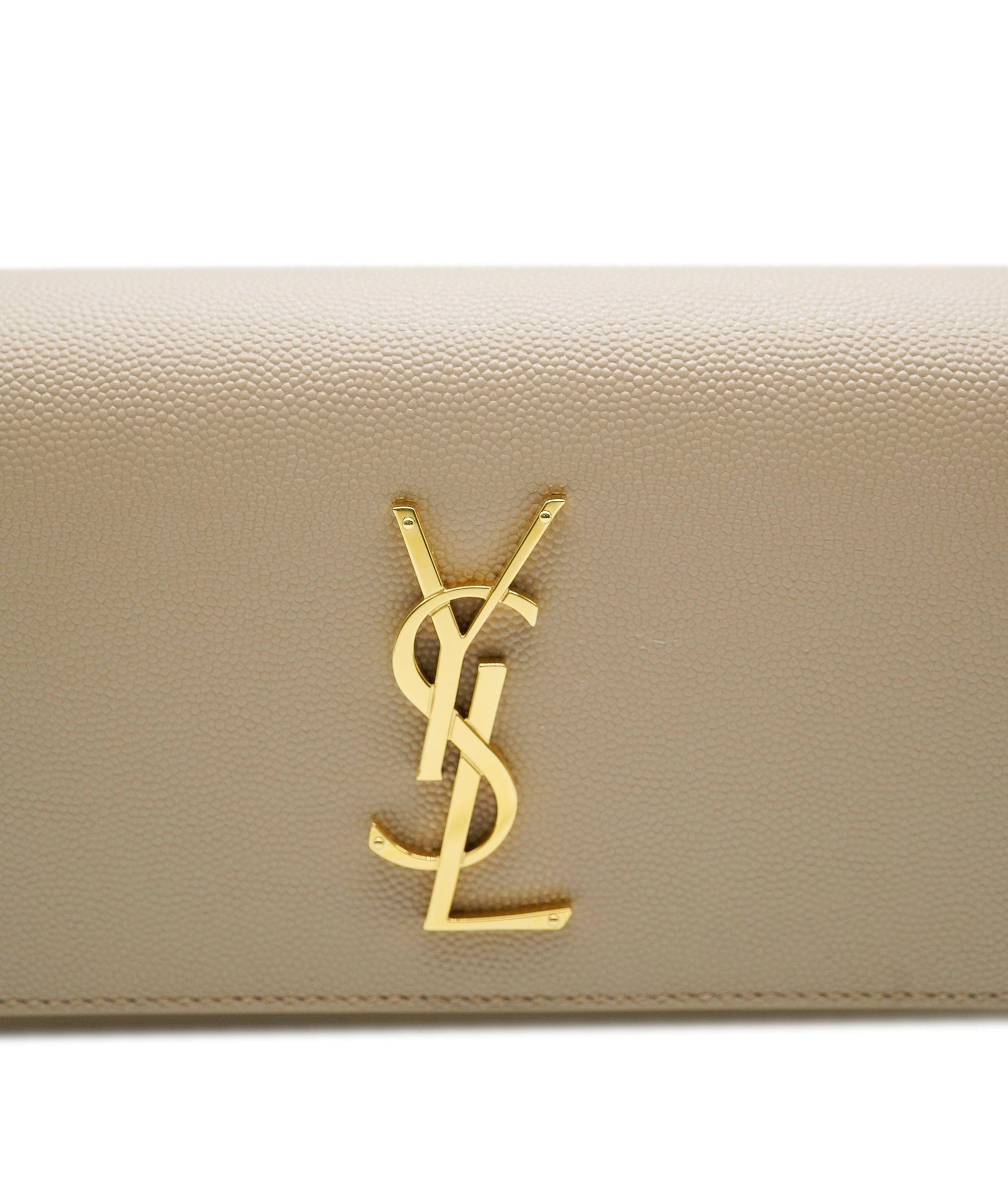 Yves Saint Laurent Saint Laurent Beige Grain De Poudre Kate Belt Bag ASC4314