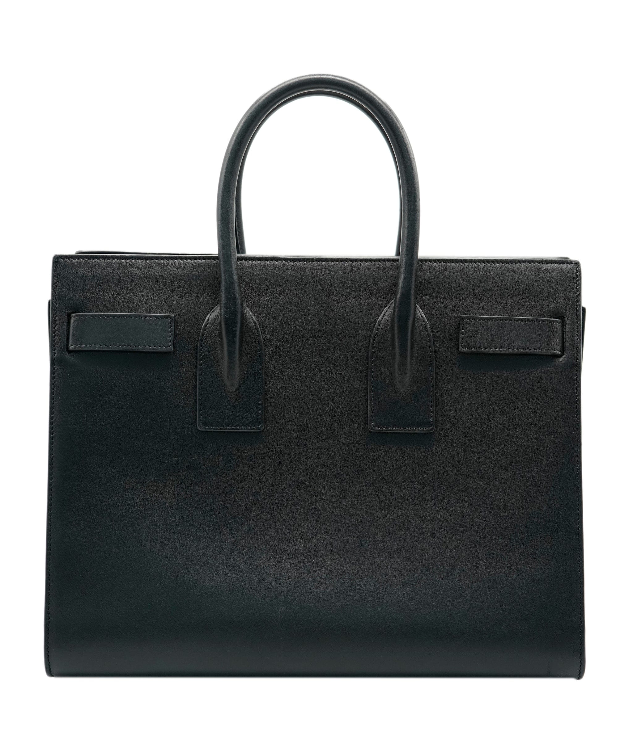 Yves Saint Laurent Saint Laurent Black Leather Small Sac de Jour ASC2084