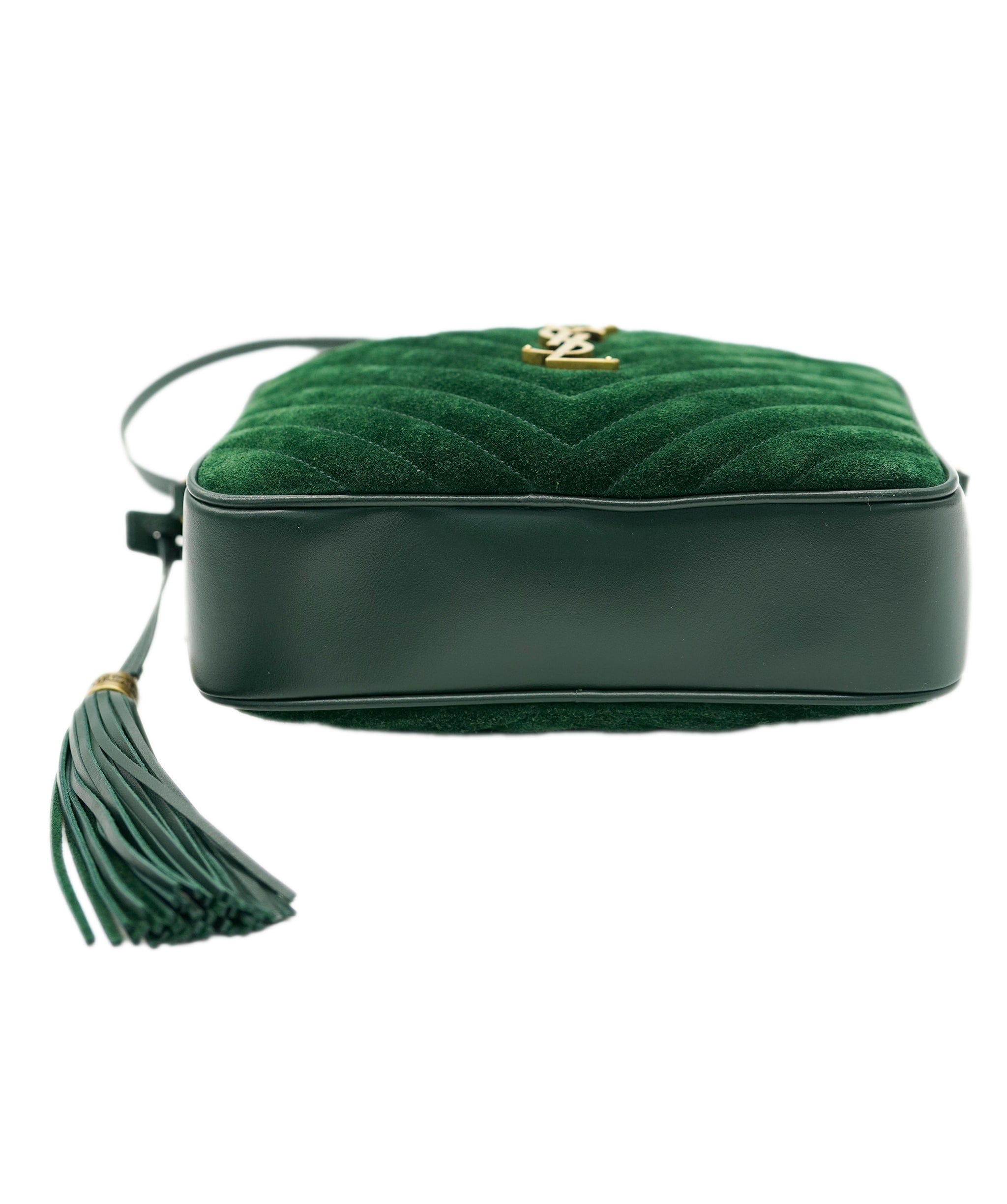 Yves Saint Laurent Saint Laurent Camera Bag Suede Green REC1711