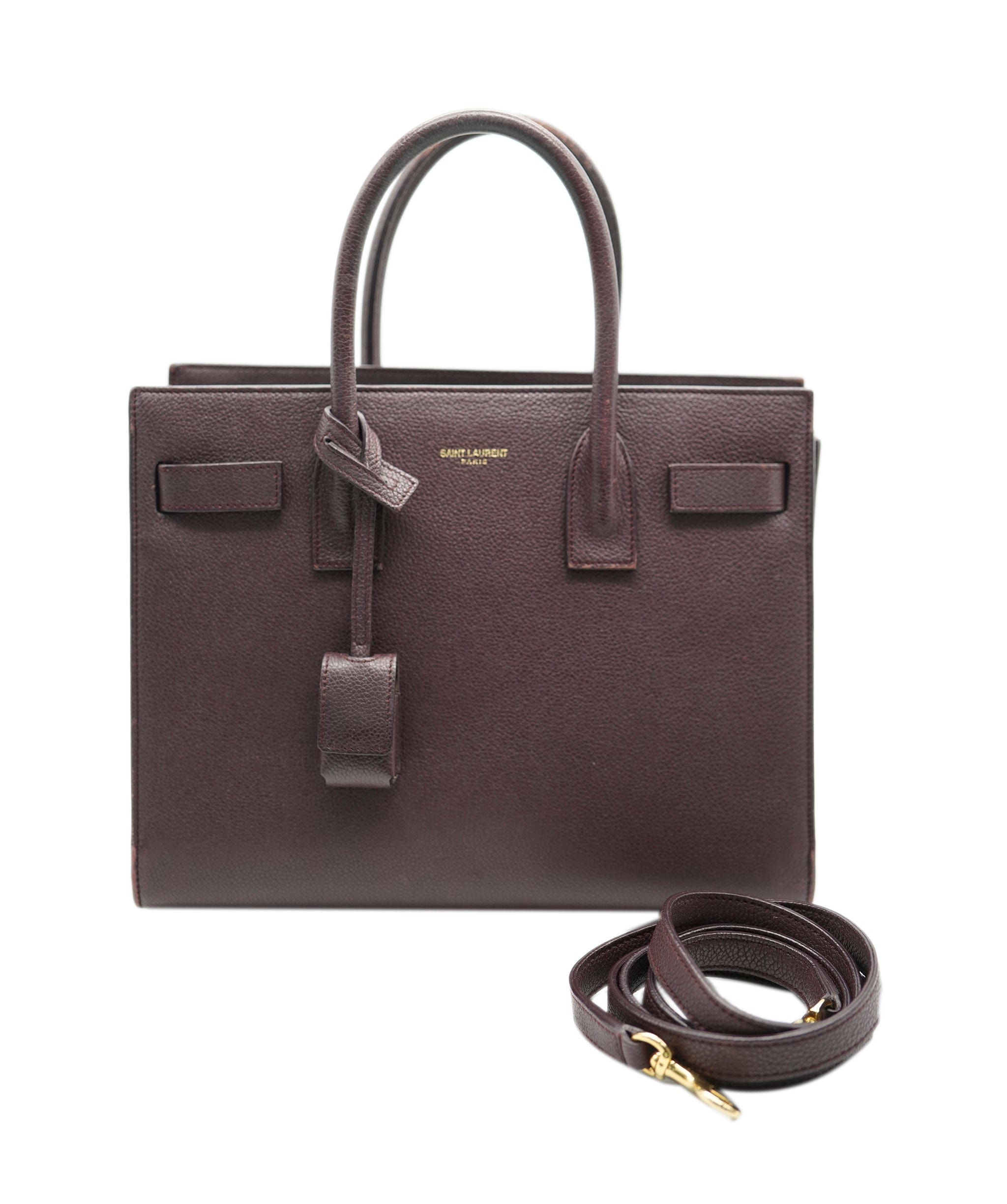 Yves Saint Laurent Saint Laurent Sac De Jour Nano Burgundy  ALC1094