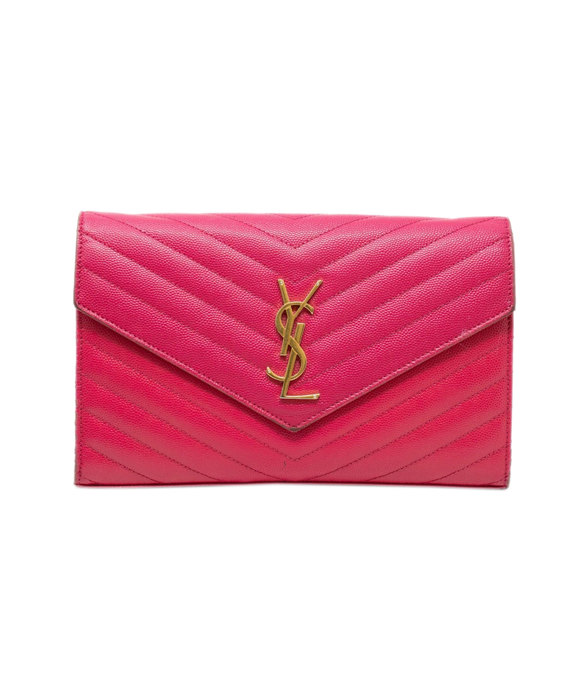 Yves Saint Laurent Yves Saint Laurent Envelope Chain Fuchsia WOC style bag - AWL2667