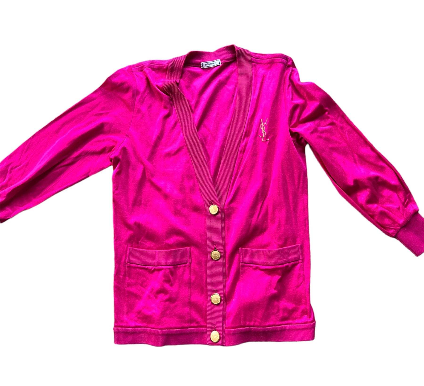 Yves Saint Laurent Pink YSL Cardigan UKL1215