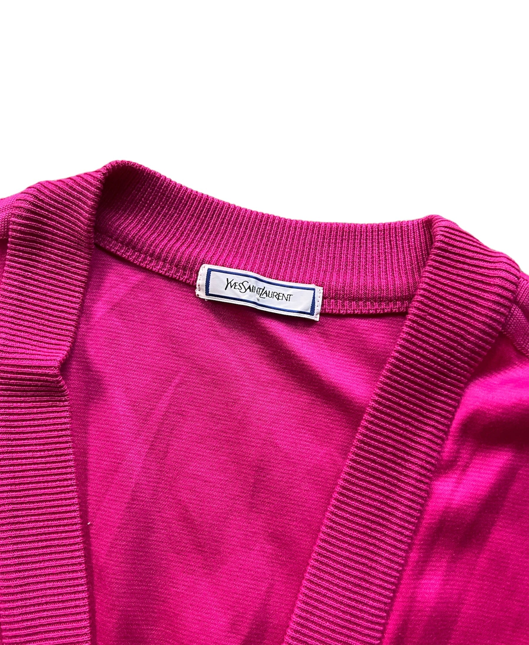 Yves Saint Laurent Pink YSL Cardigan UKL1215