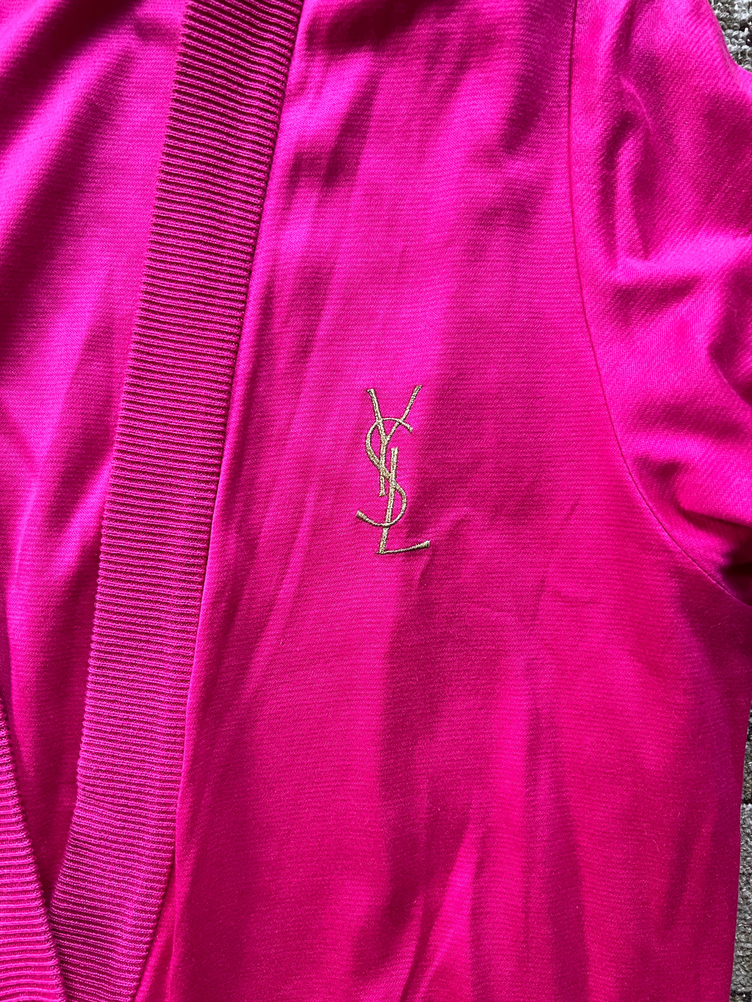 Yves Saint Laurent Pink YSL Cardigan UKL1215