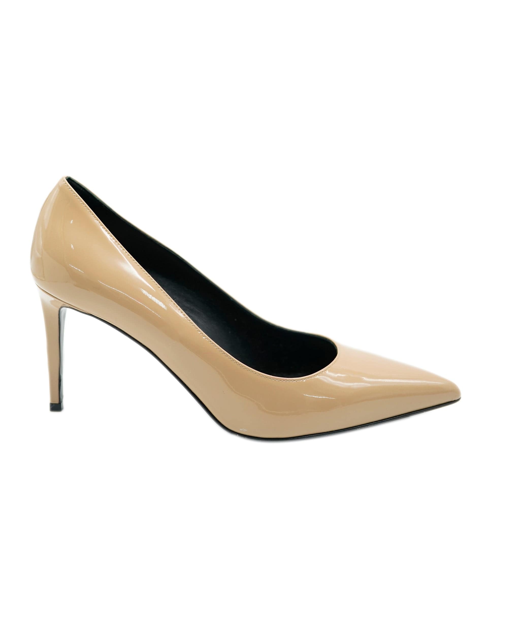 Yves Saint Laurent Saint Laurent YSL Beige Patent pumps