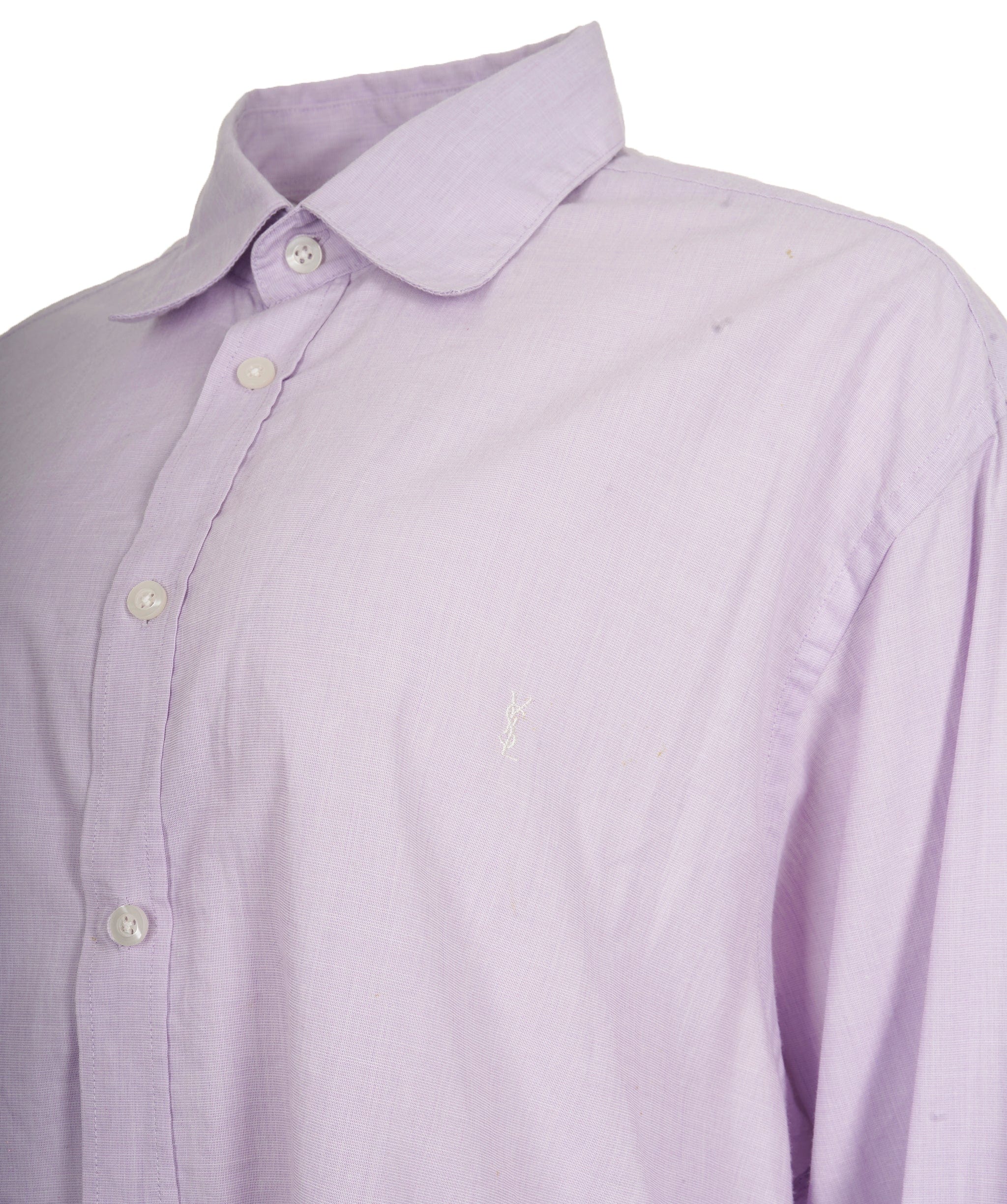 Yves Saint Laurent Vintage YSL Shirt in Purple ASL9610