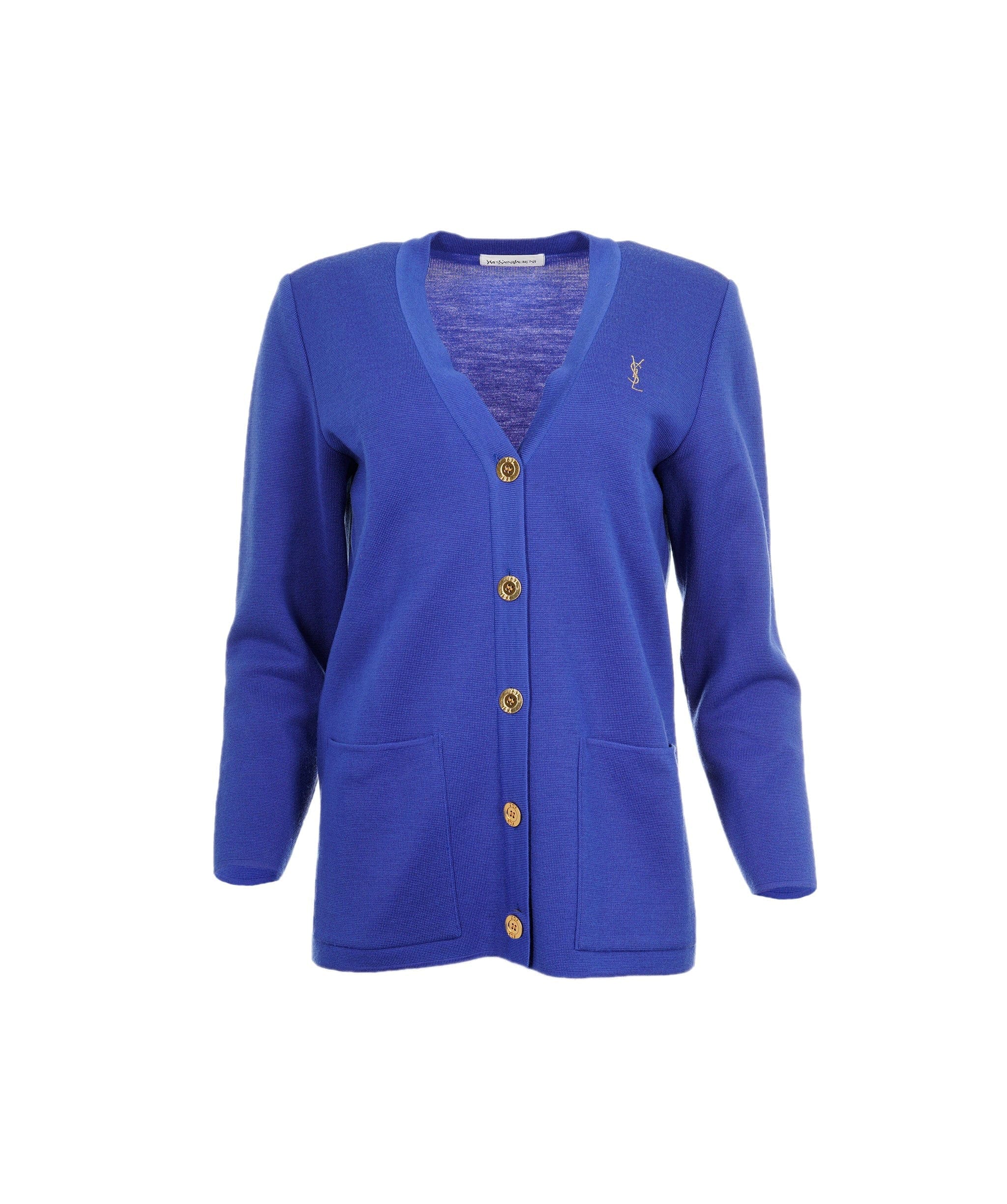 Yves Saint Laurent YSL Cardigan Blue ASL8616