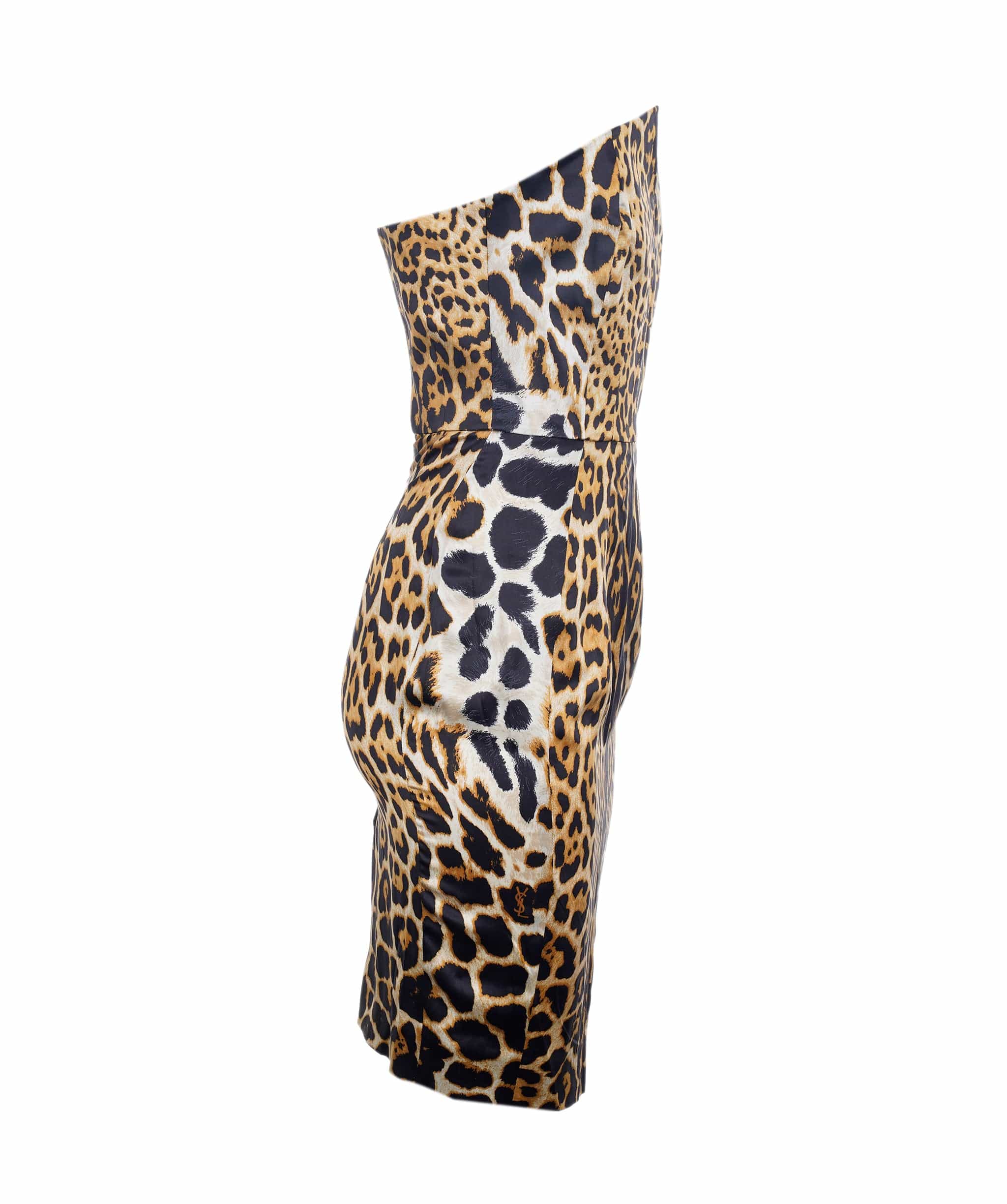 Yves Saint Laurent YSL Leopard Dress Size 34