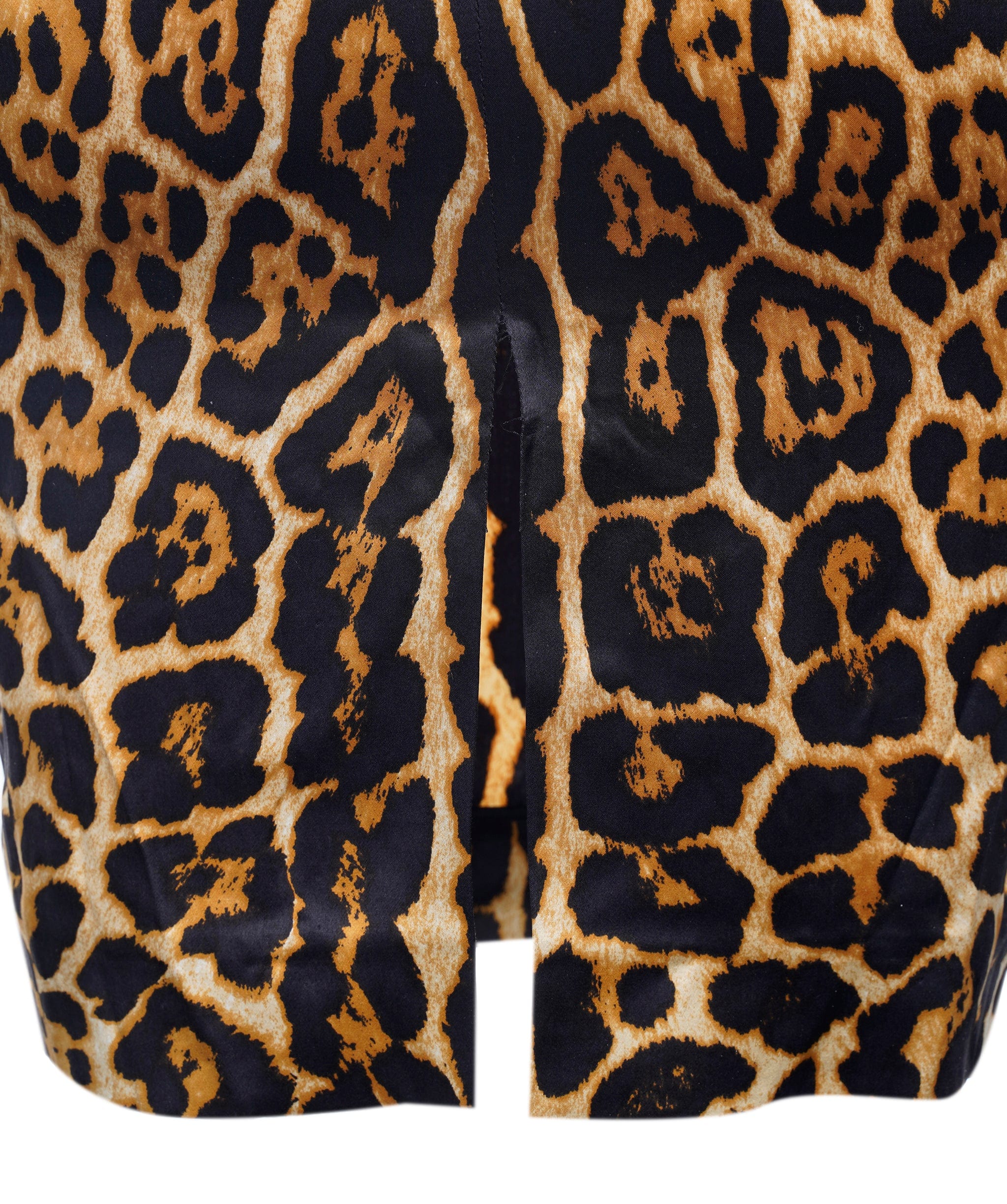 Yves Saint Laurent YSL Leopard Dress Size 34