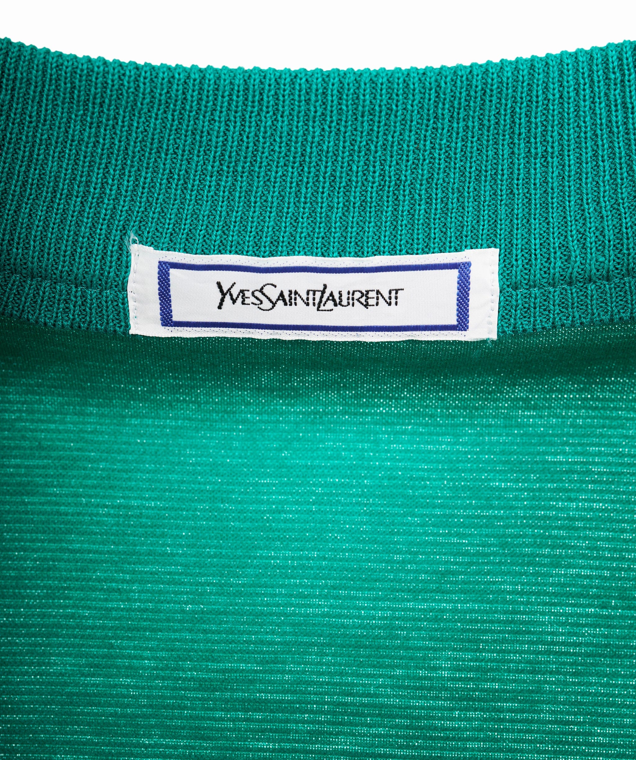 Yves Saint Laurent YSL Logo Cardigan Green ASL9056