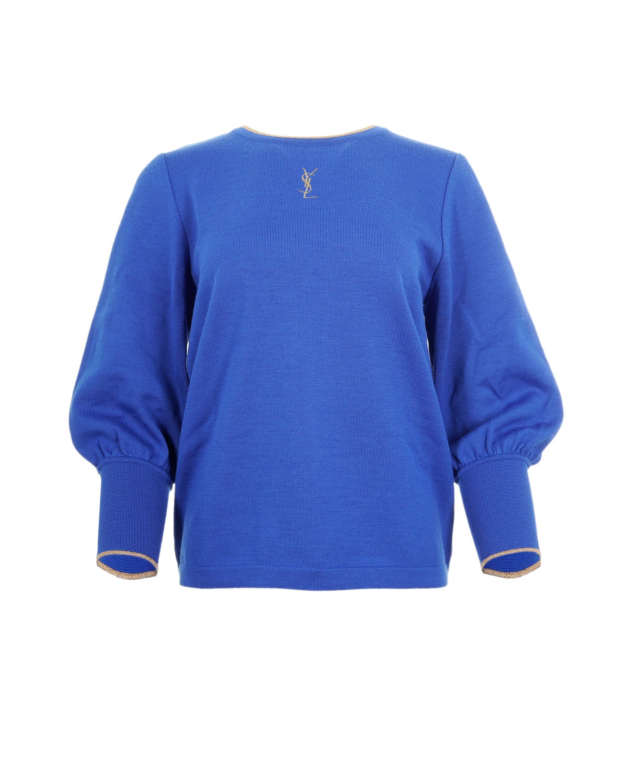 Yves Saint Laurent YSL Logo Sweater Blue ASL8871