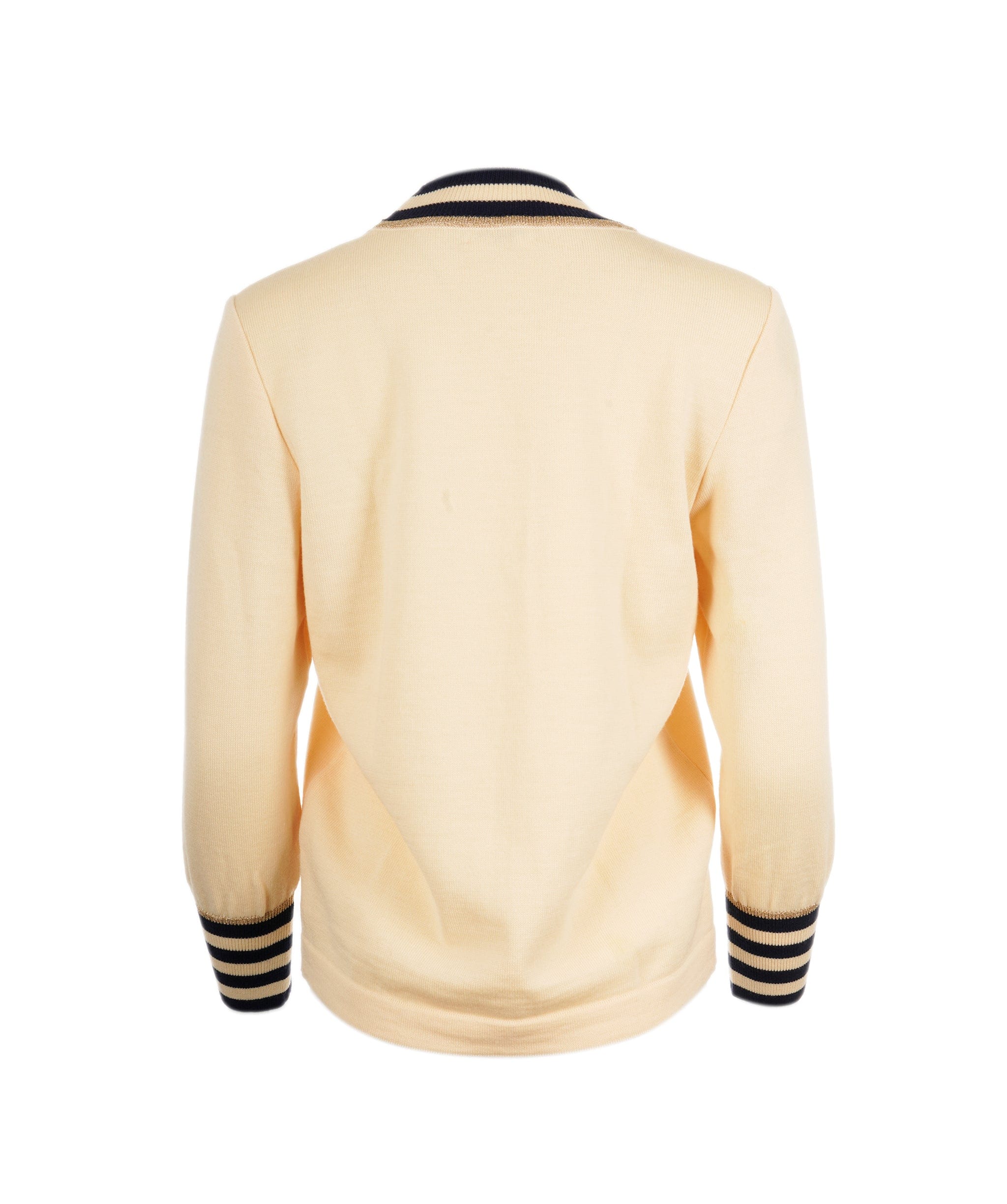 Yves Saint Laurent YSL Logo Sweater Cream ASL8630