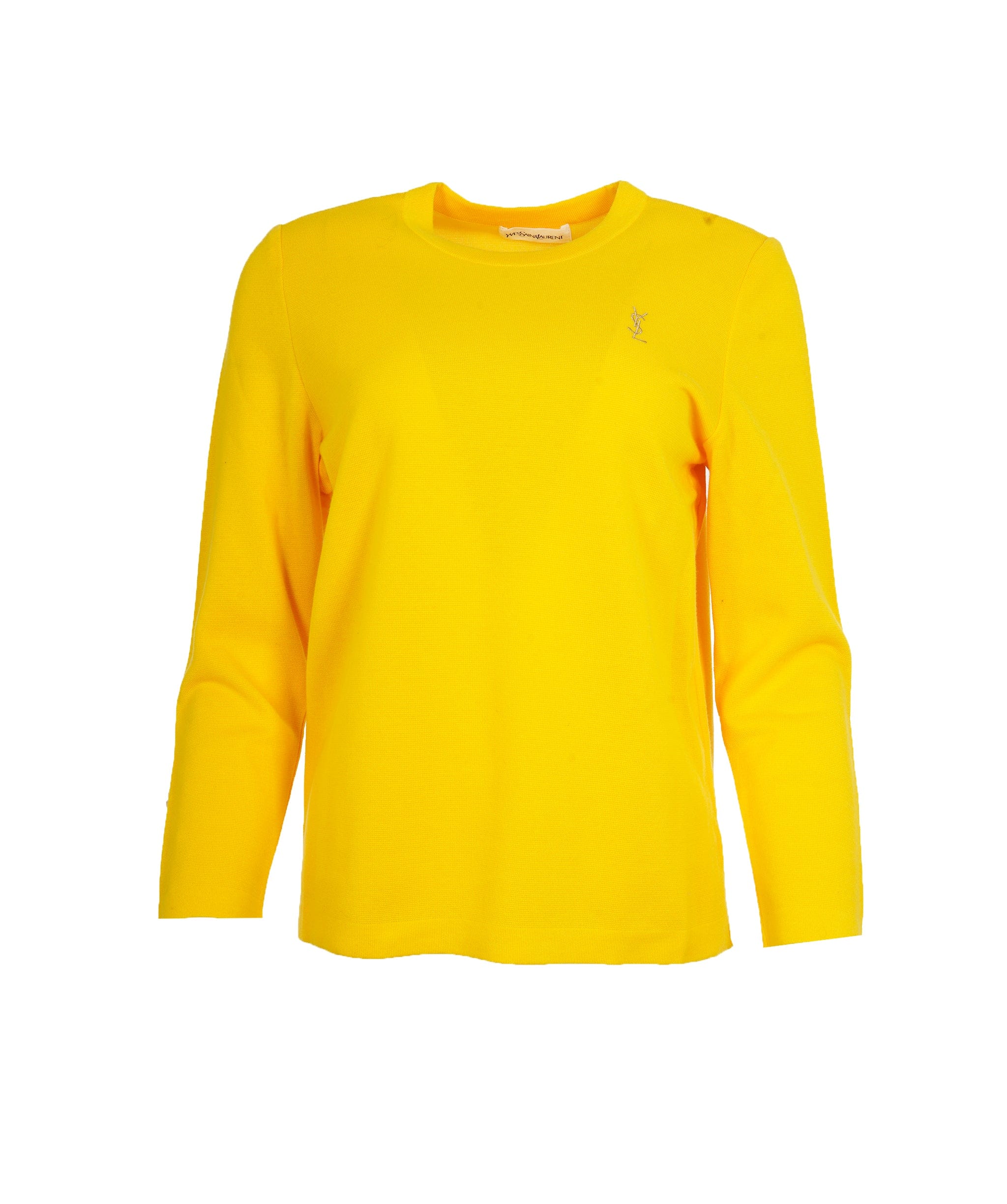 Yves Saint Laurent YSL Sweater Yellow #M ASL9813