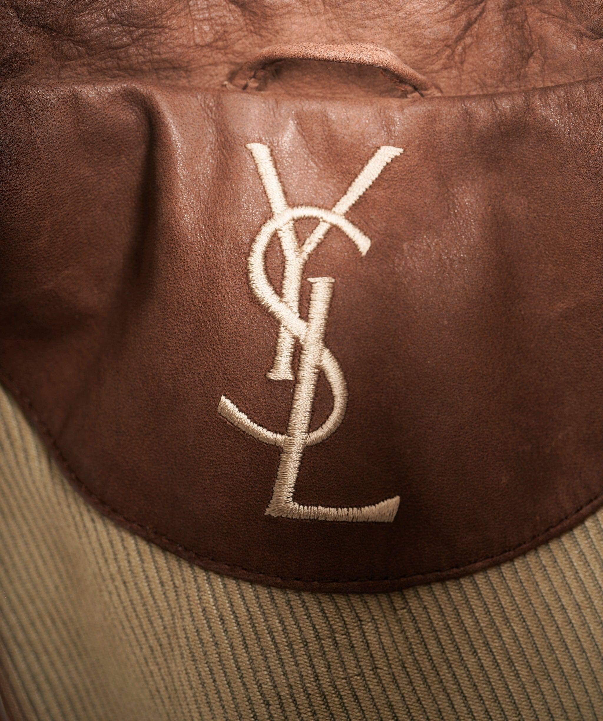 Yves Saint Laurent Yves Saint Laurent Jacket Mens Brown Suede Leather Vintage1970'S ASL9773