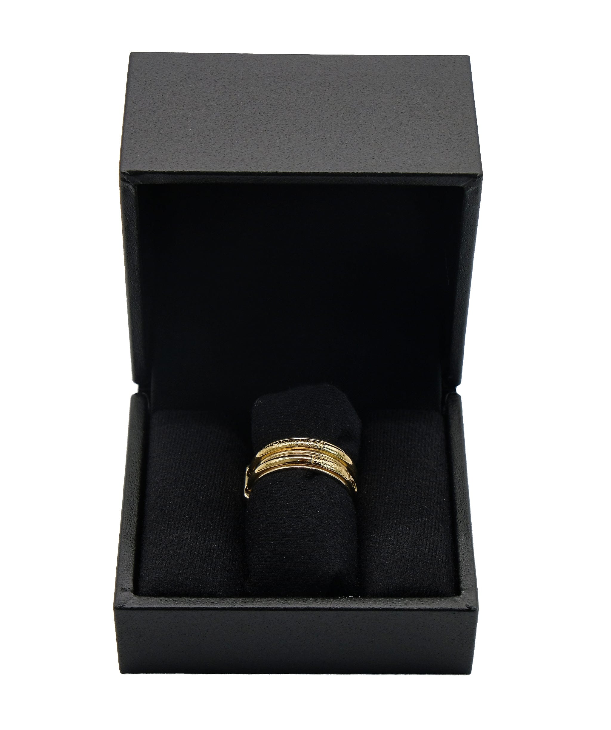 Yves Saint Laurent Yves Saint Laurent No. 10 Ring Logo K18 YG ASL8841