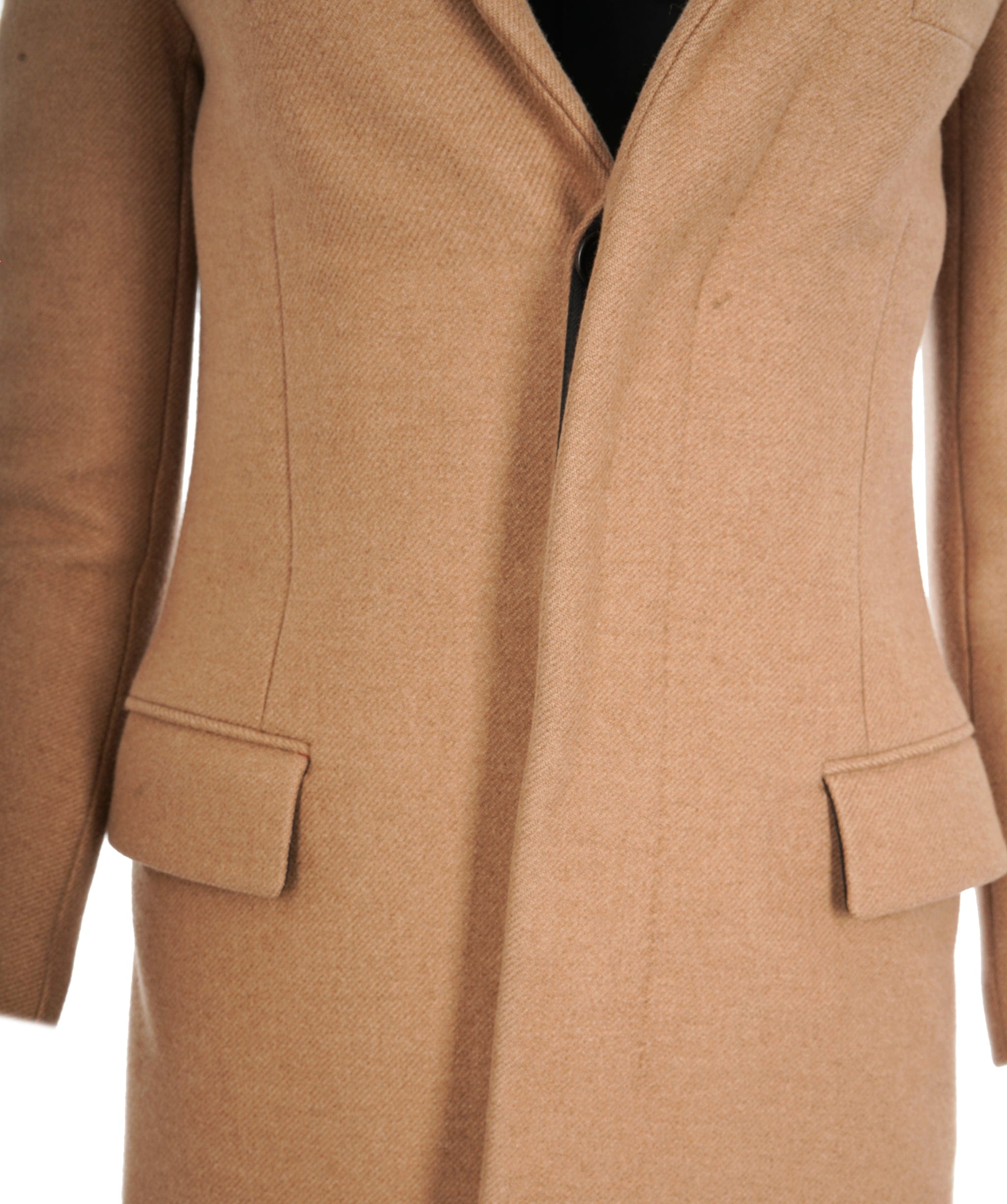 Yves Saint Laurent Saint Laurent Caramel Double Breasted Coat  ALL0569