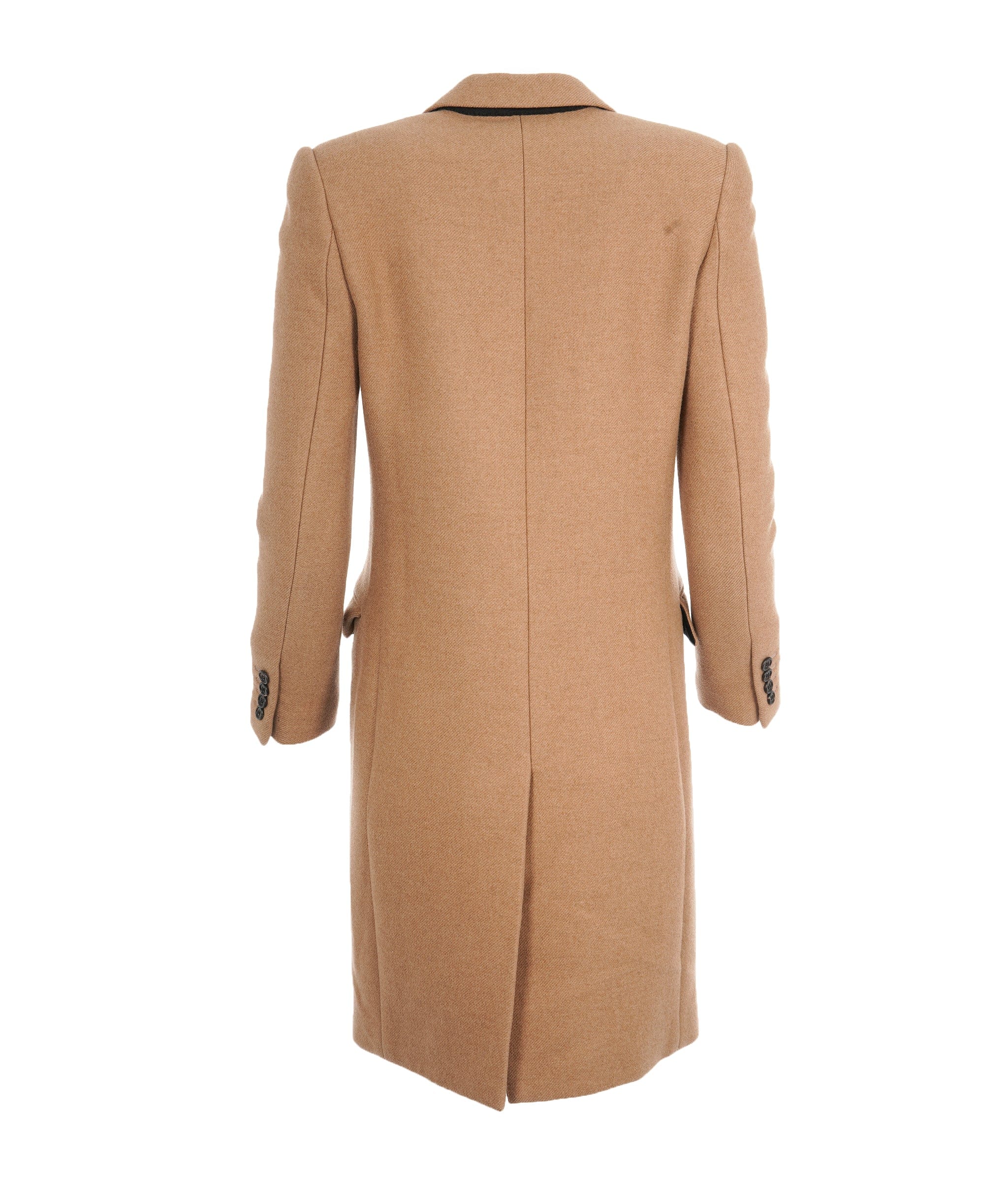 Yves Saint Laurent Saint Laurent Caramel Double Breasted Coat  ALL0569