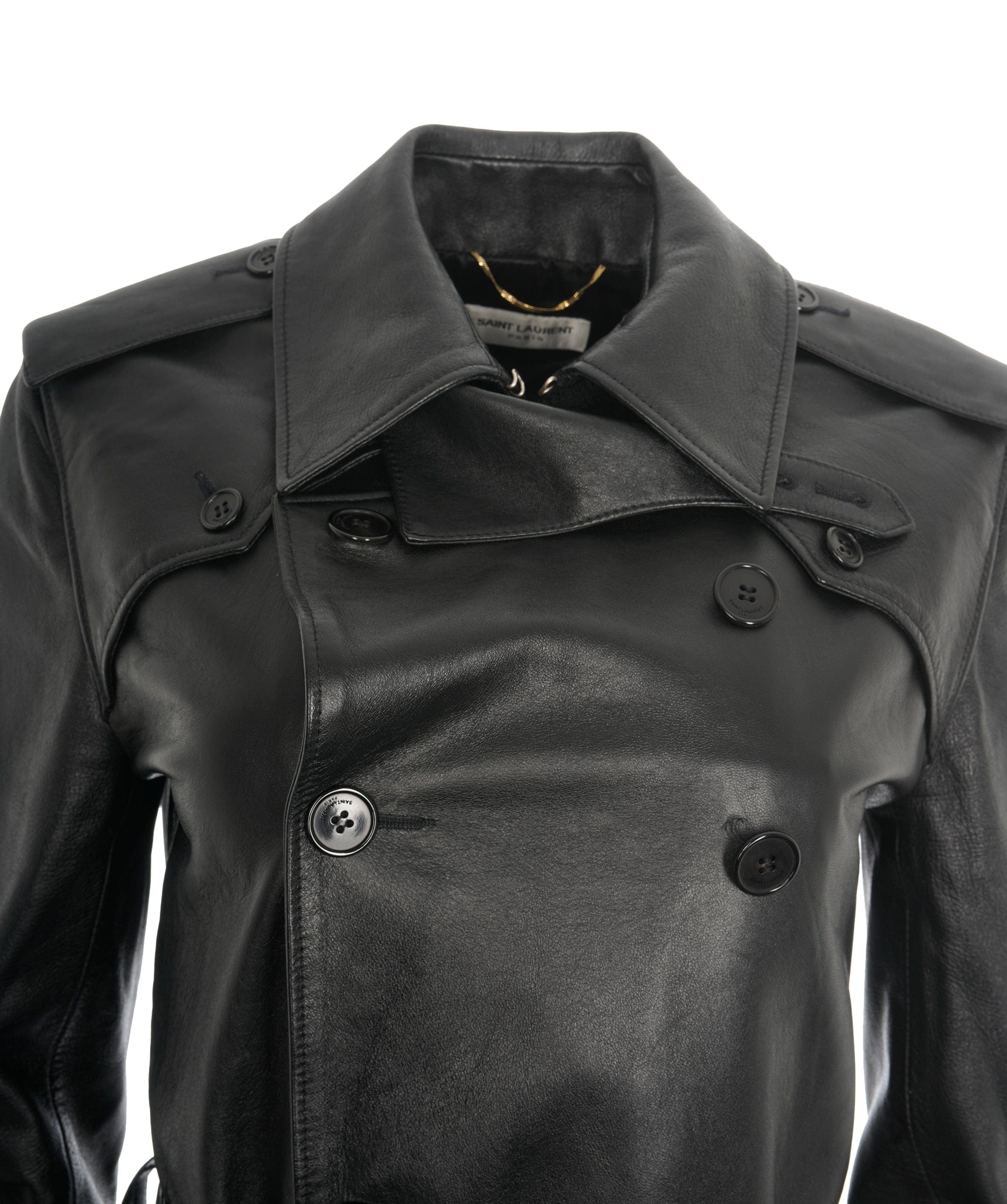 Yves Saint Laurent Saint Laurent Full Leather Coat  ALC1265