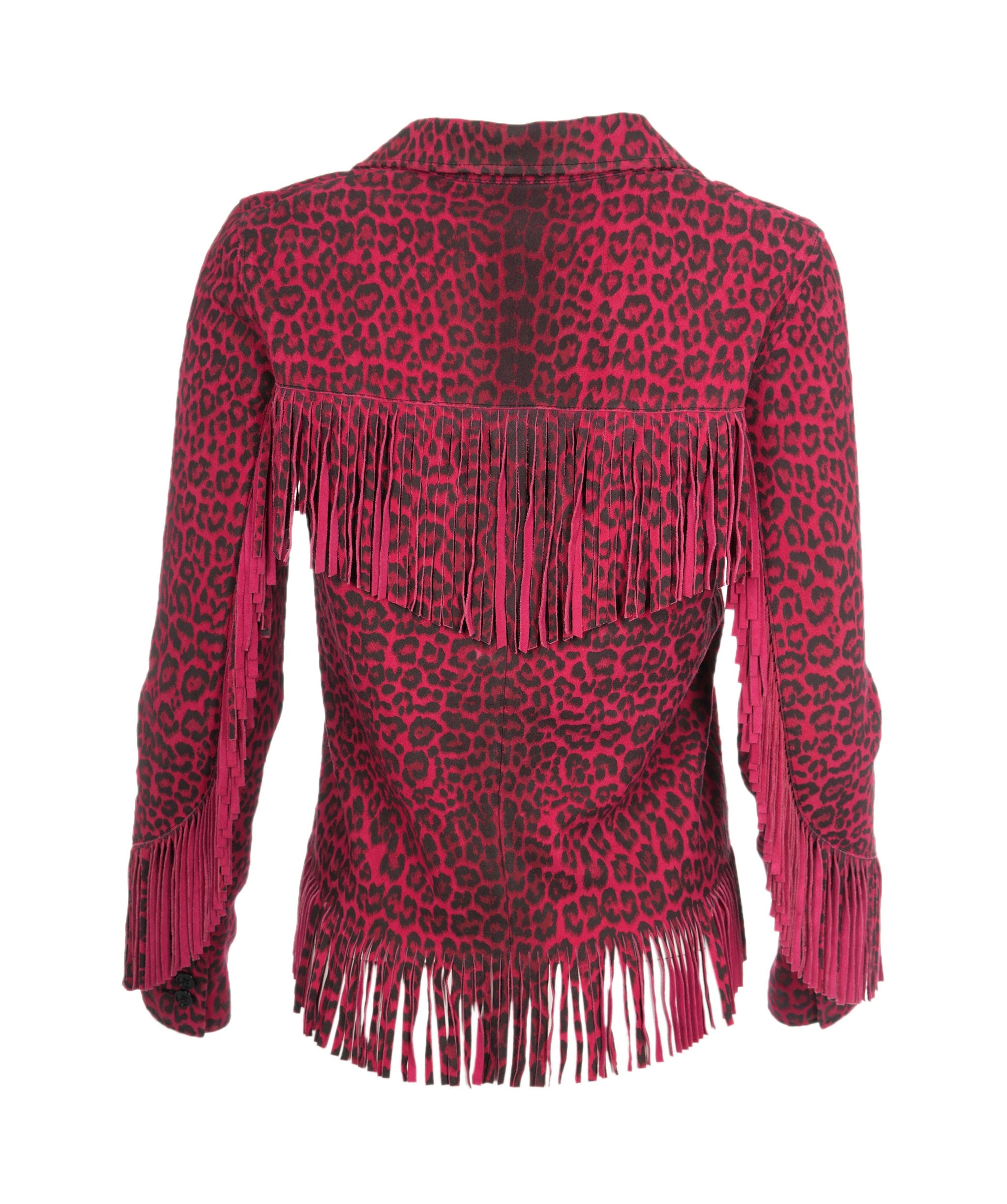 Yves Saint Laurent Saint Laurent Leopard Pink Jacket  ALC1276