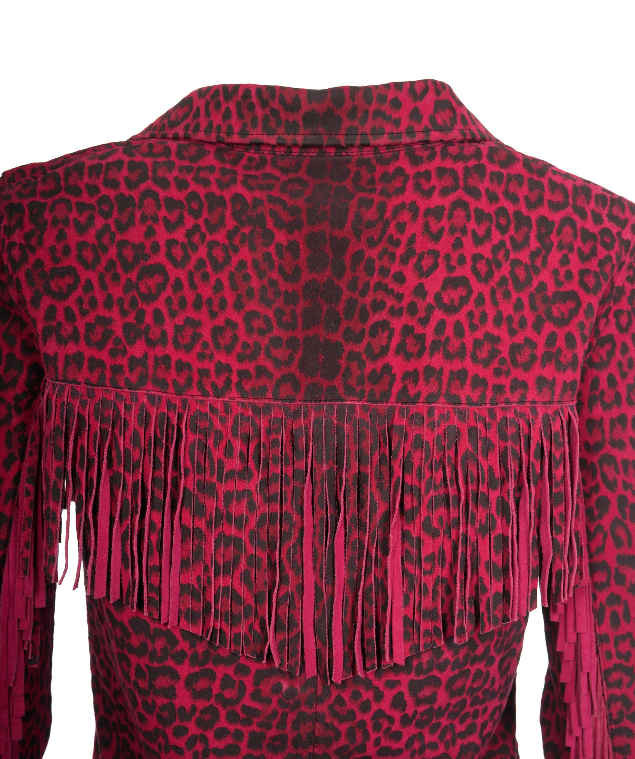 Yves Saint Laurent Saint Laurent Leopard Pink Jacket  ALC1276