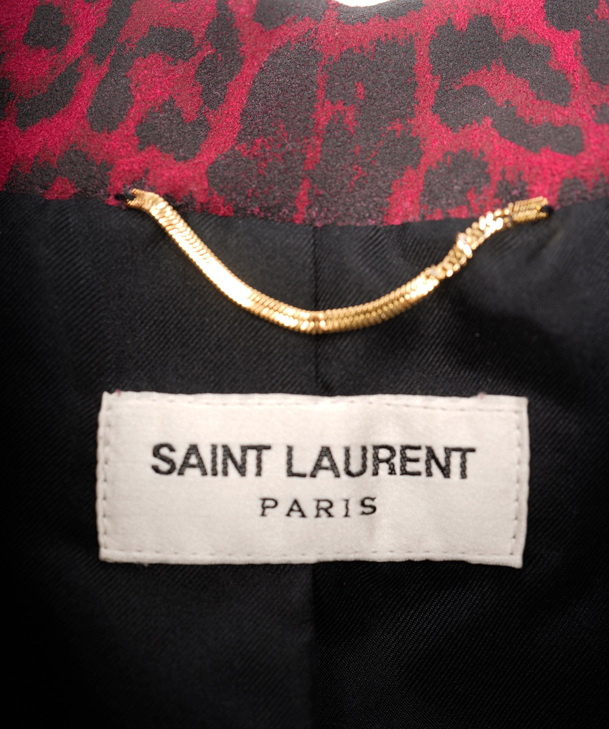 Yves Saint Laurent Saint Laurent Leopard Pink Jacket  ALC1276