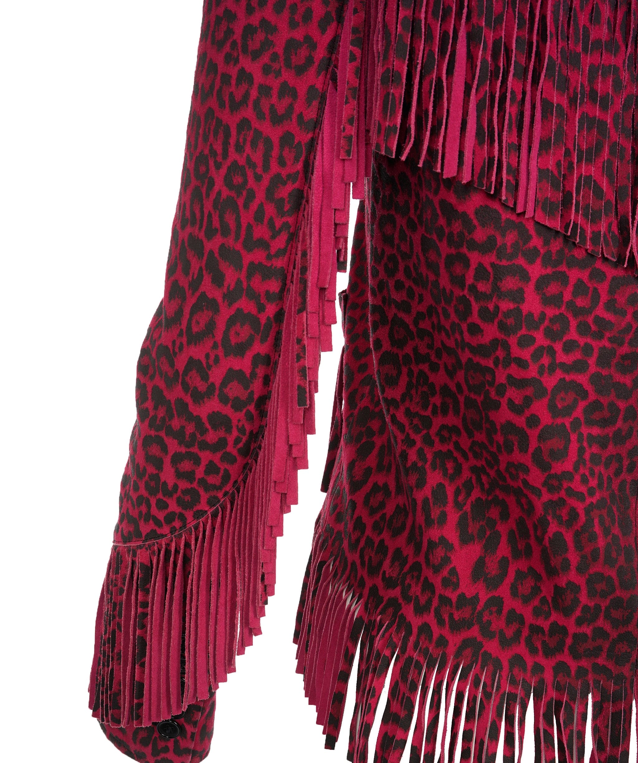 Yves Saint Laurent Saint Laurent Leopard Pink Jacket  ALC1276