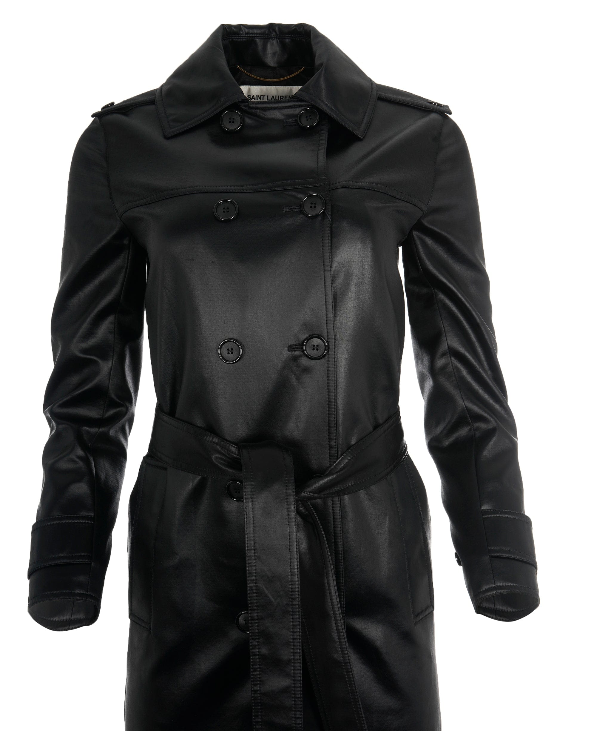 Yves Saint Laurent Saint Laurent Long Belted Trench ALC1430