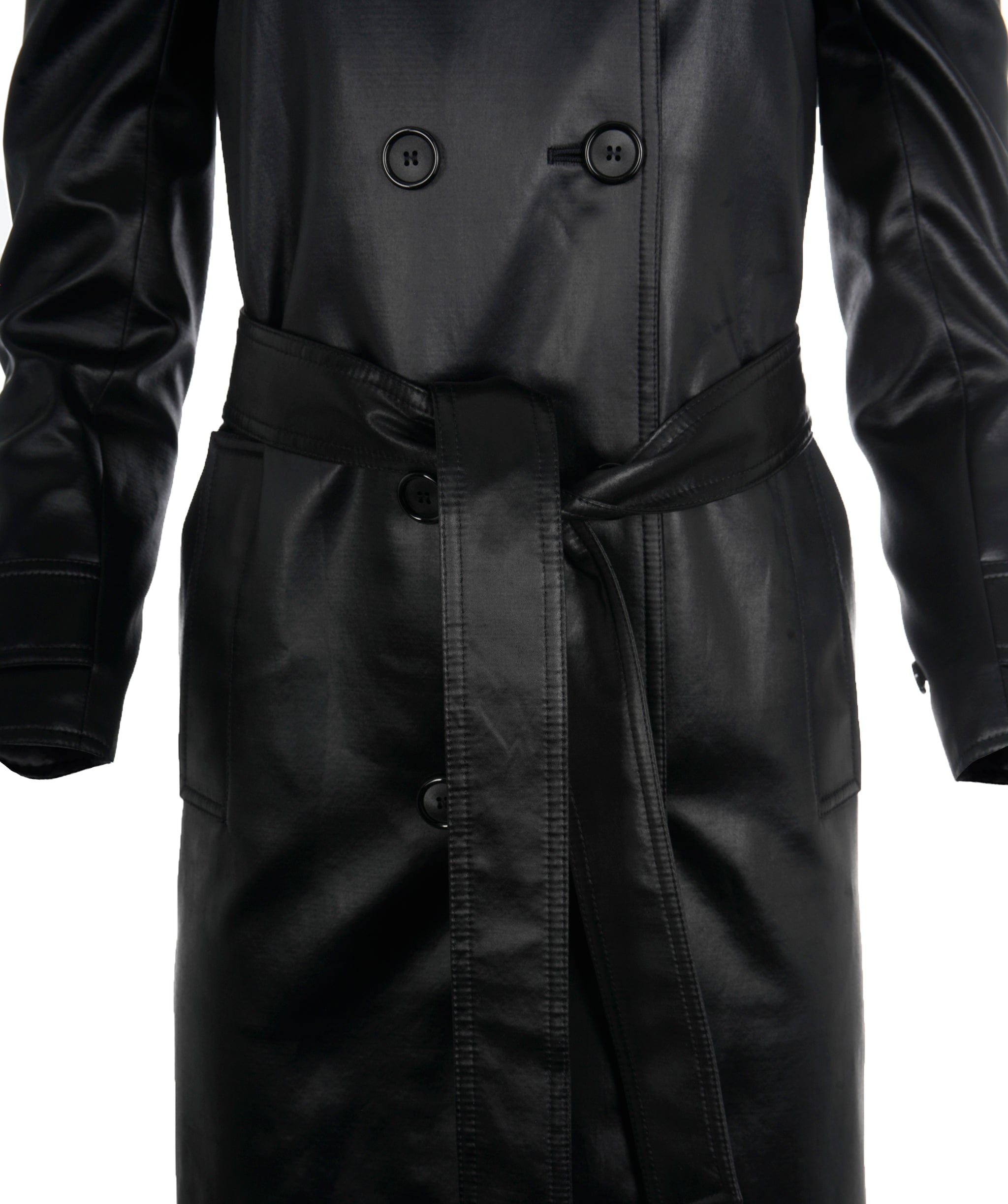 Yves Saint Laurent Saint Laurent Long Belted  Trench ALC1430