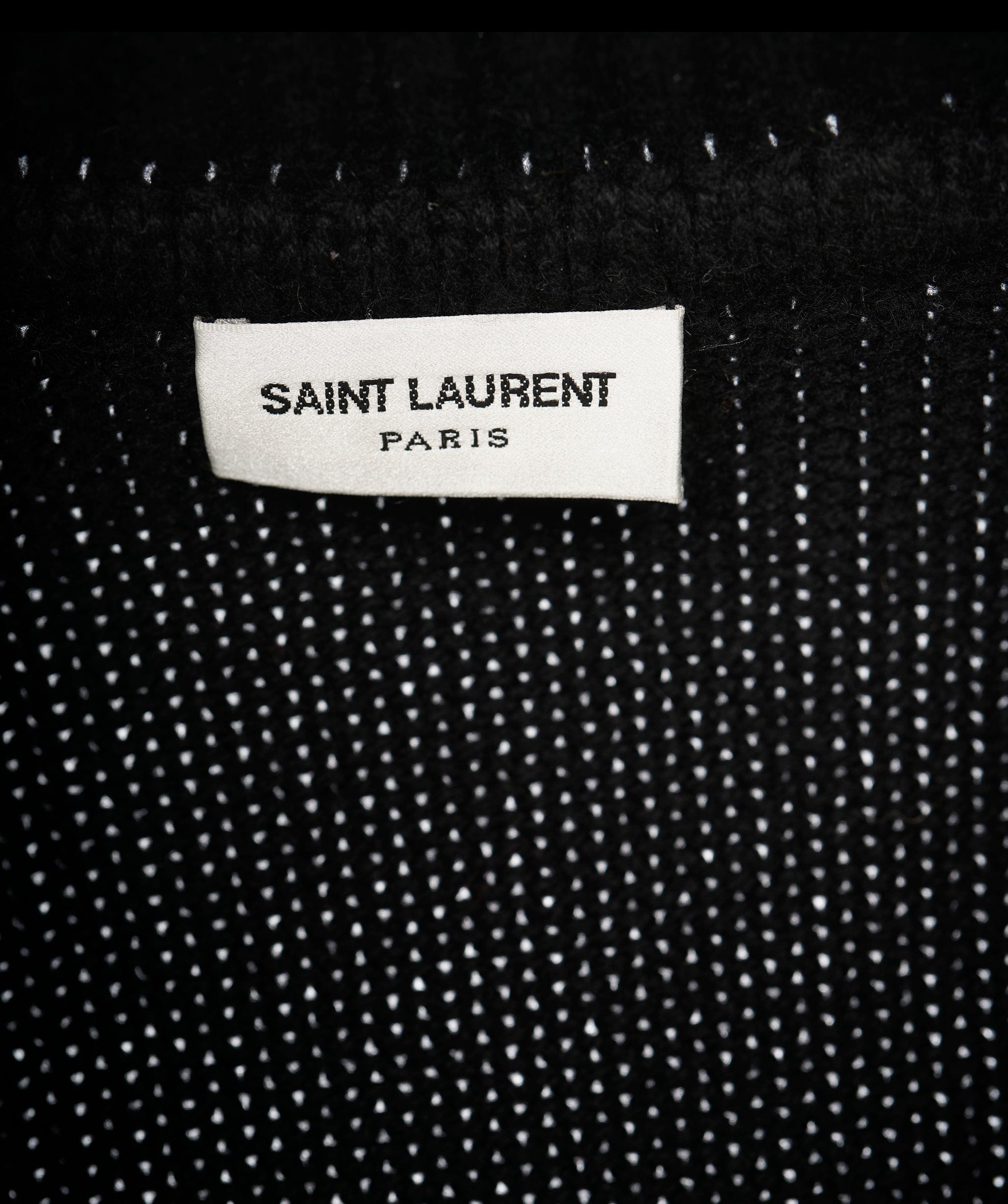 Yves Saint Laurent YSL Black Cardigan  ALL0619