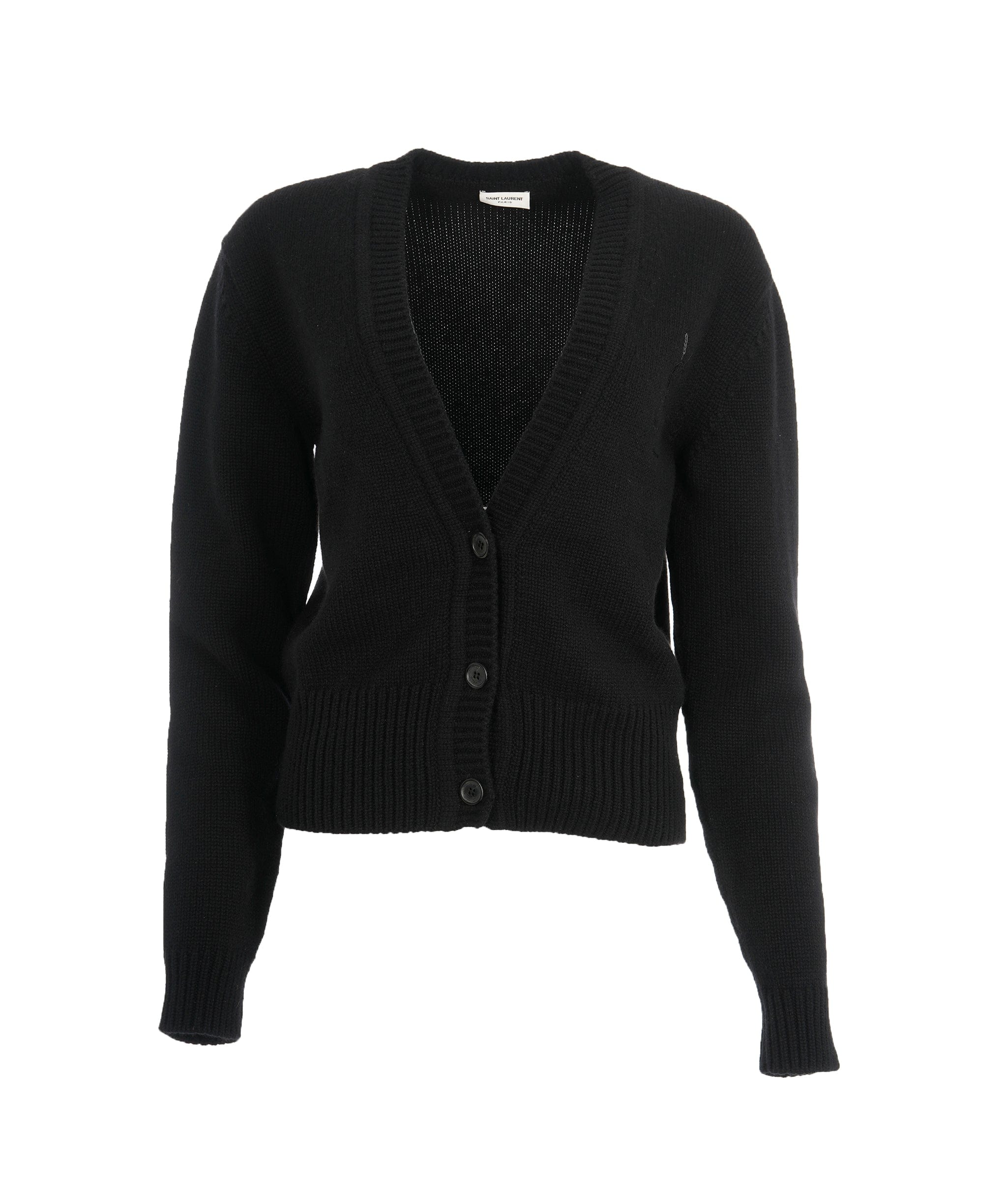 Yves Saint Laurent YSL Black Cardigan  ALL0619