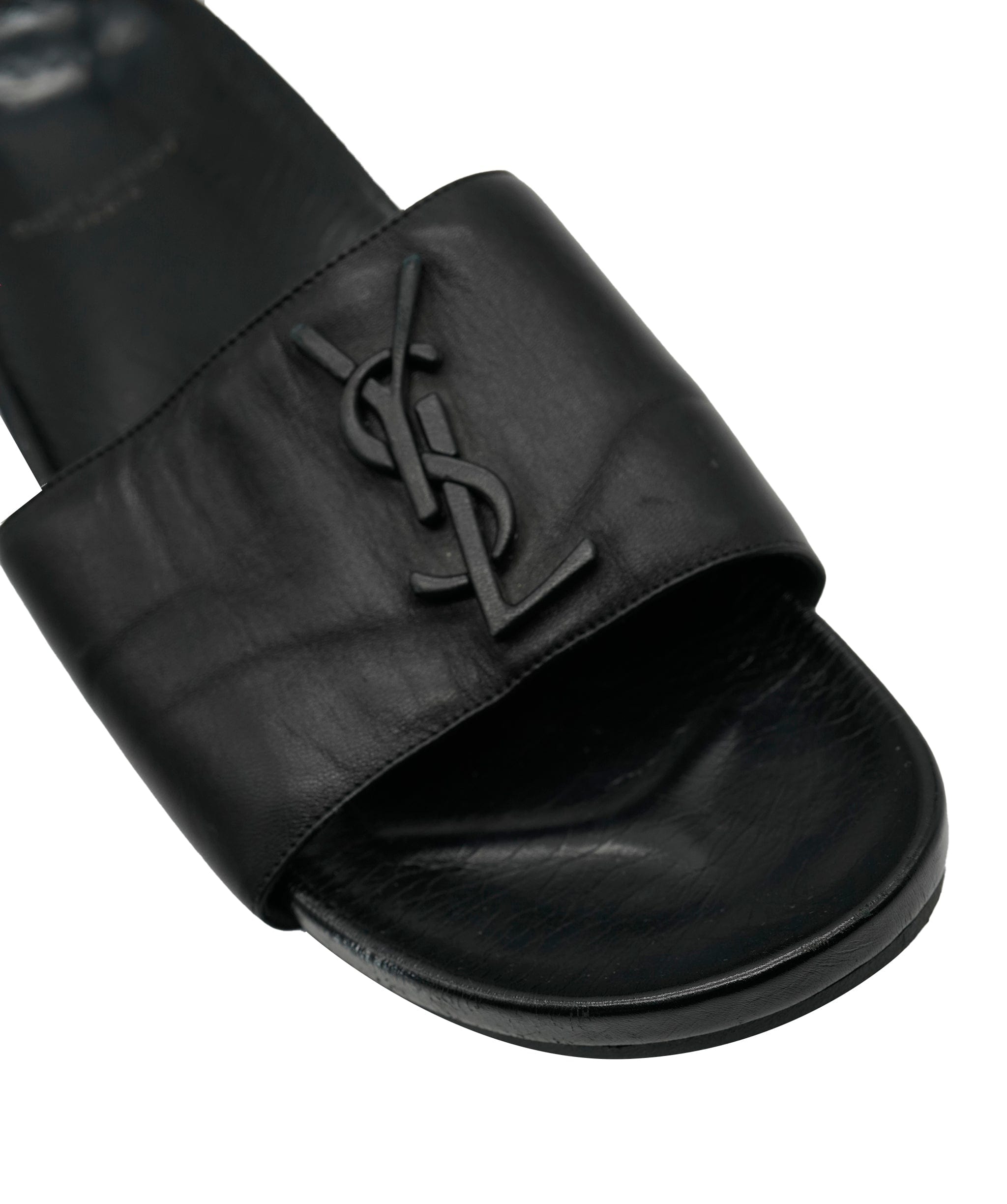 Yves Saint Laurent YSL black sandals  ALL0621