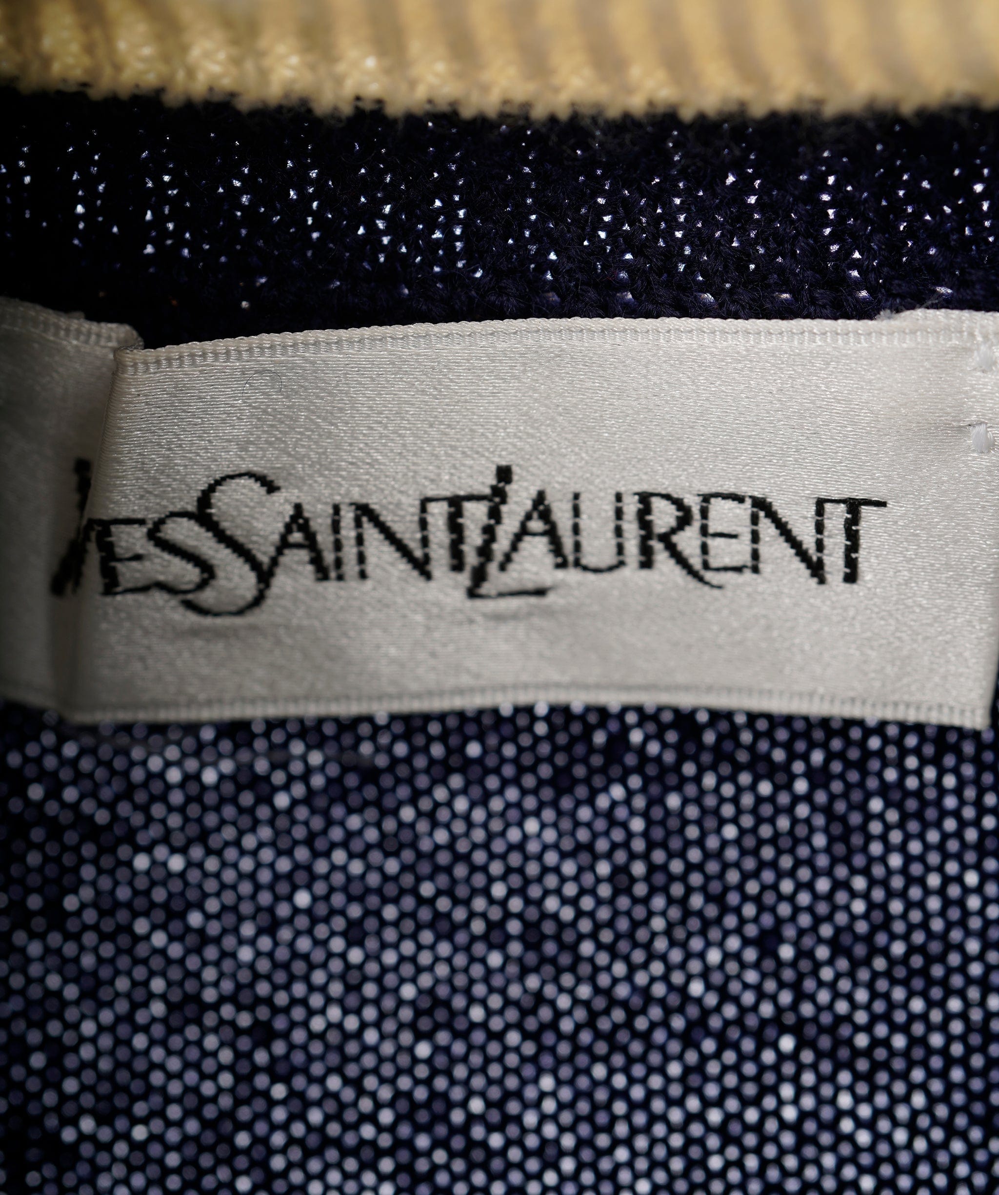 Yves Saint Laurent YSL Blue Crewneck Jumper  ALL0697