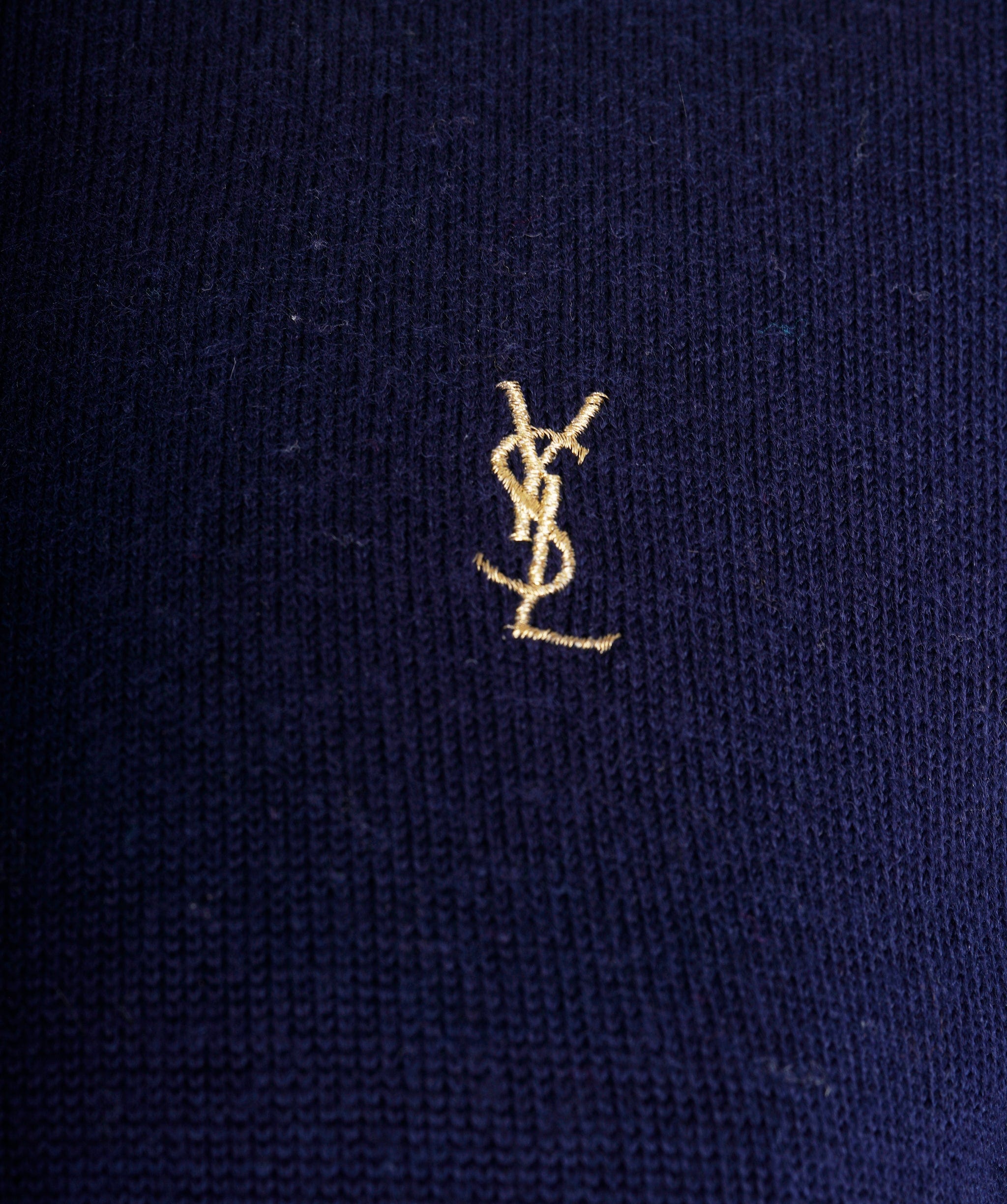 Yves Saint Laurent YSL Blue Crewneck Jumper  ALL0697