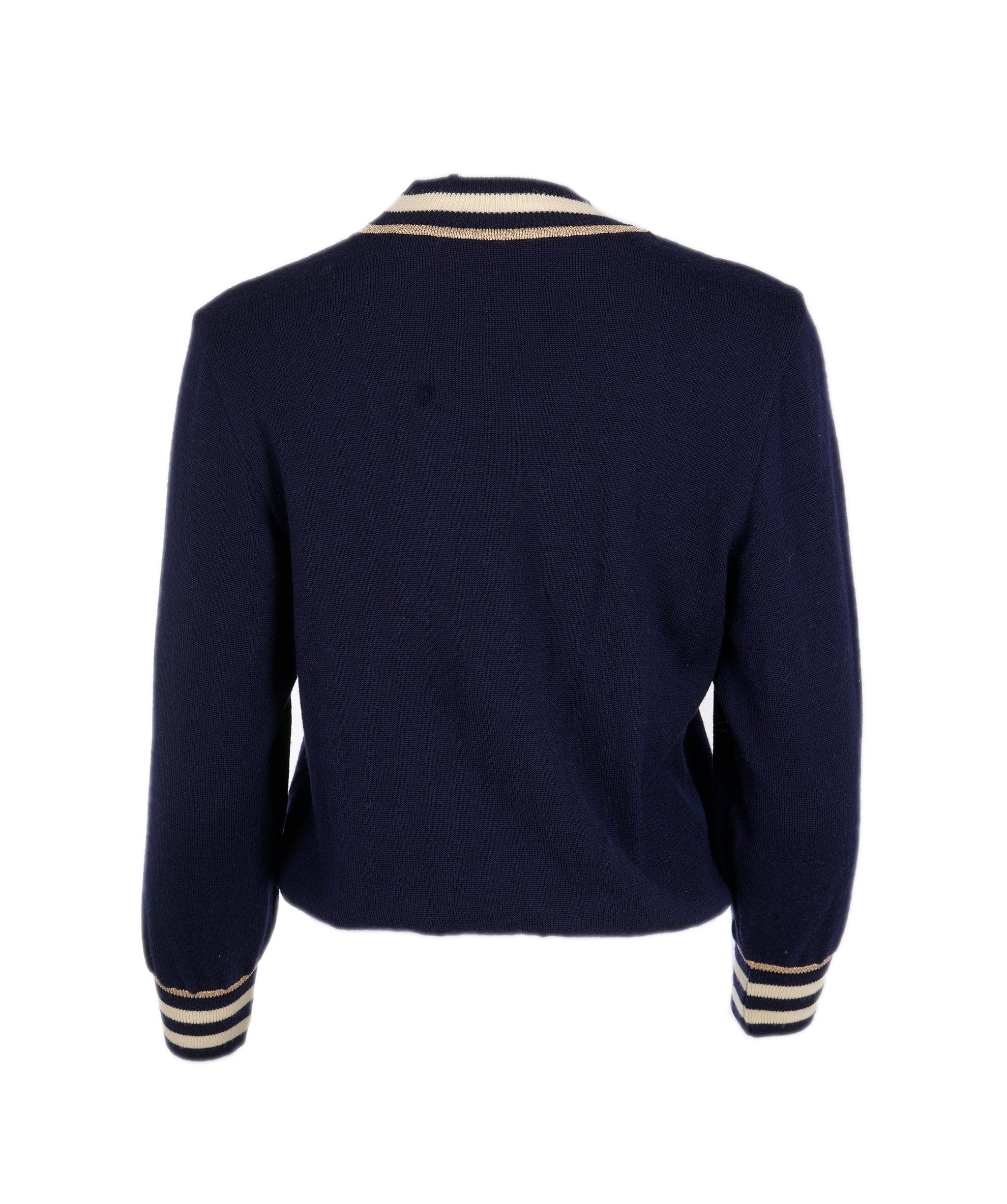 Yves Saint Laurent YSL Blue Crewneck Jumper  ALL0697