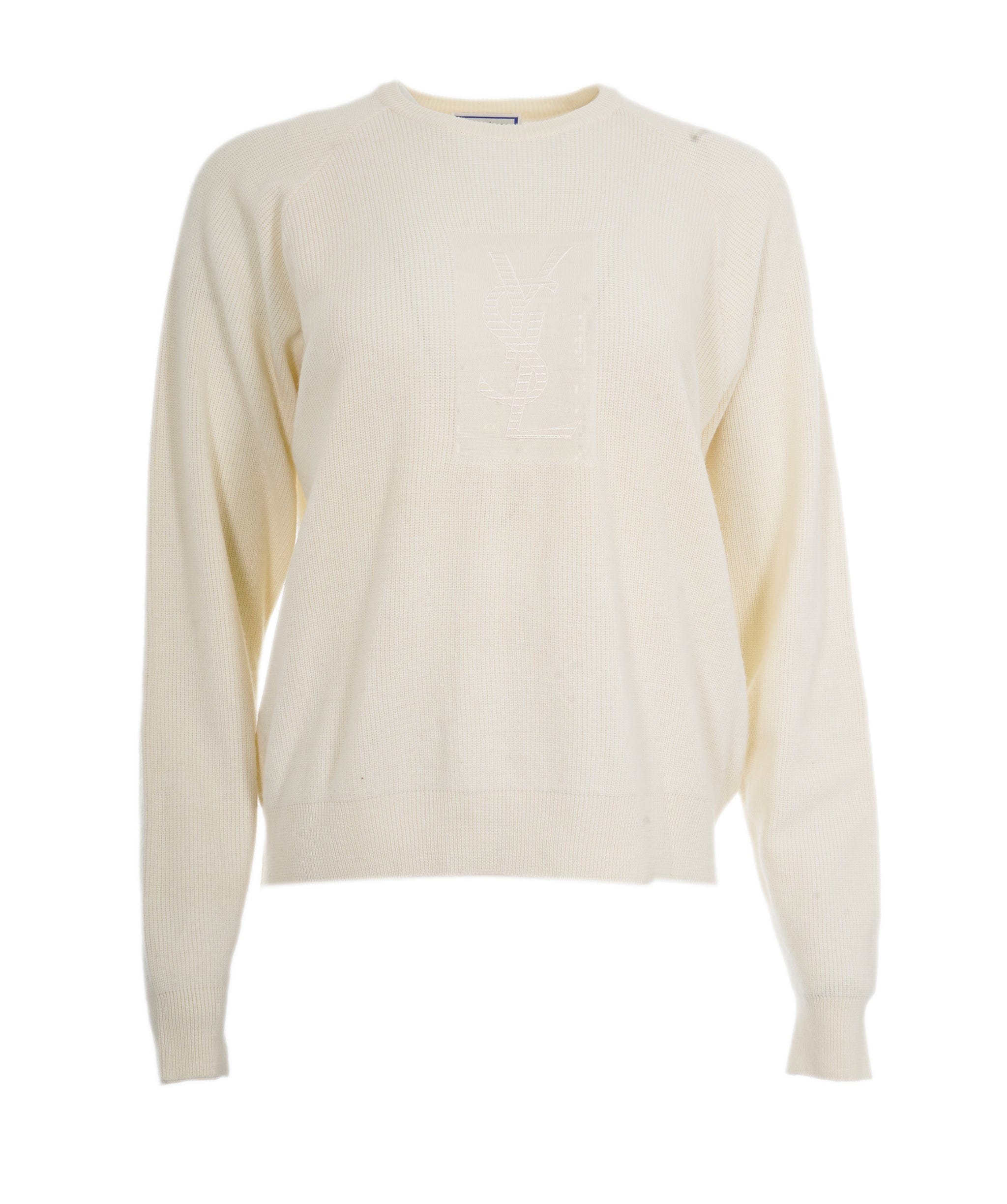 Yves Saint Laurent YSL Cream Jumper Large  ALL0535