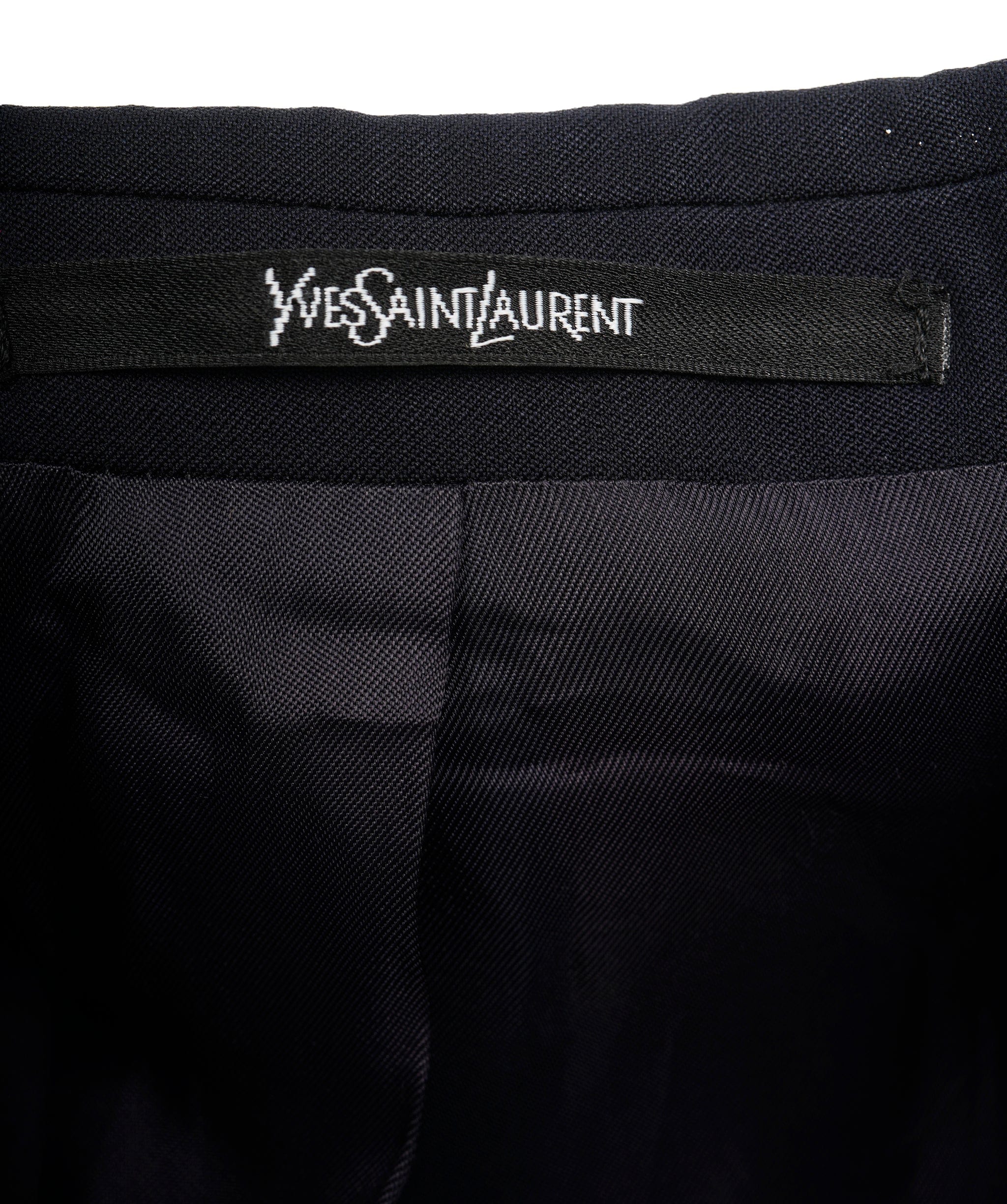 Yves Saint Laurent YSL Double Breasted Navy Blazer ALL0554