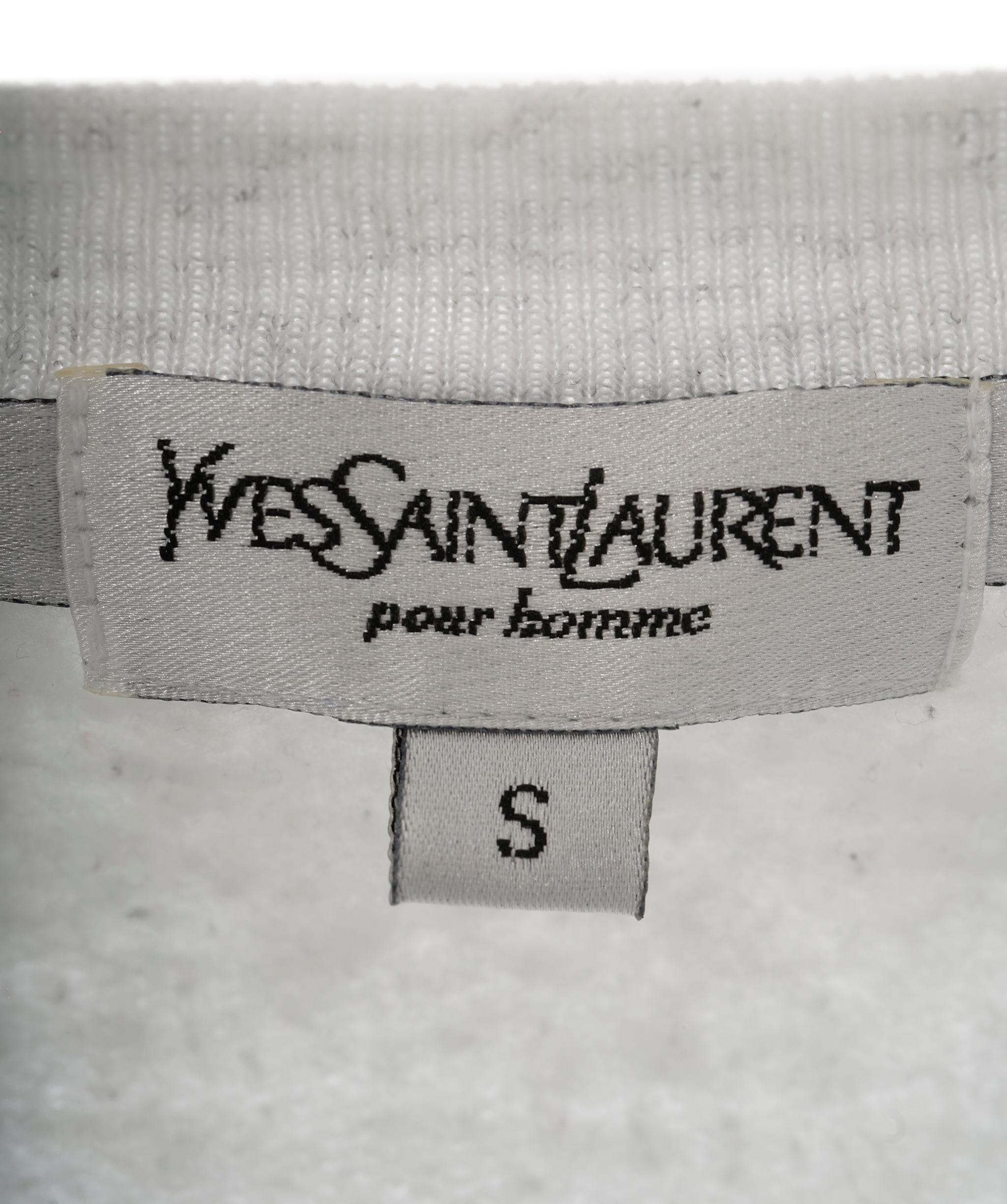 Yves Saint Laurent YSL Light Grey YSL Crewneck Jumper  ALL0606