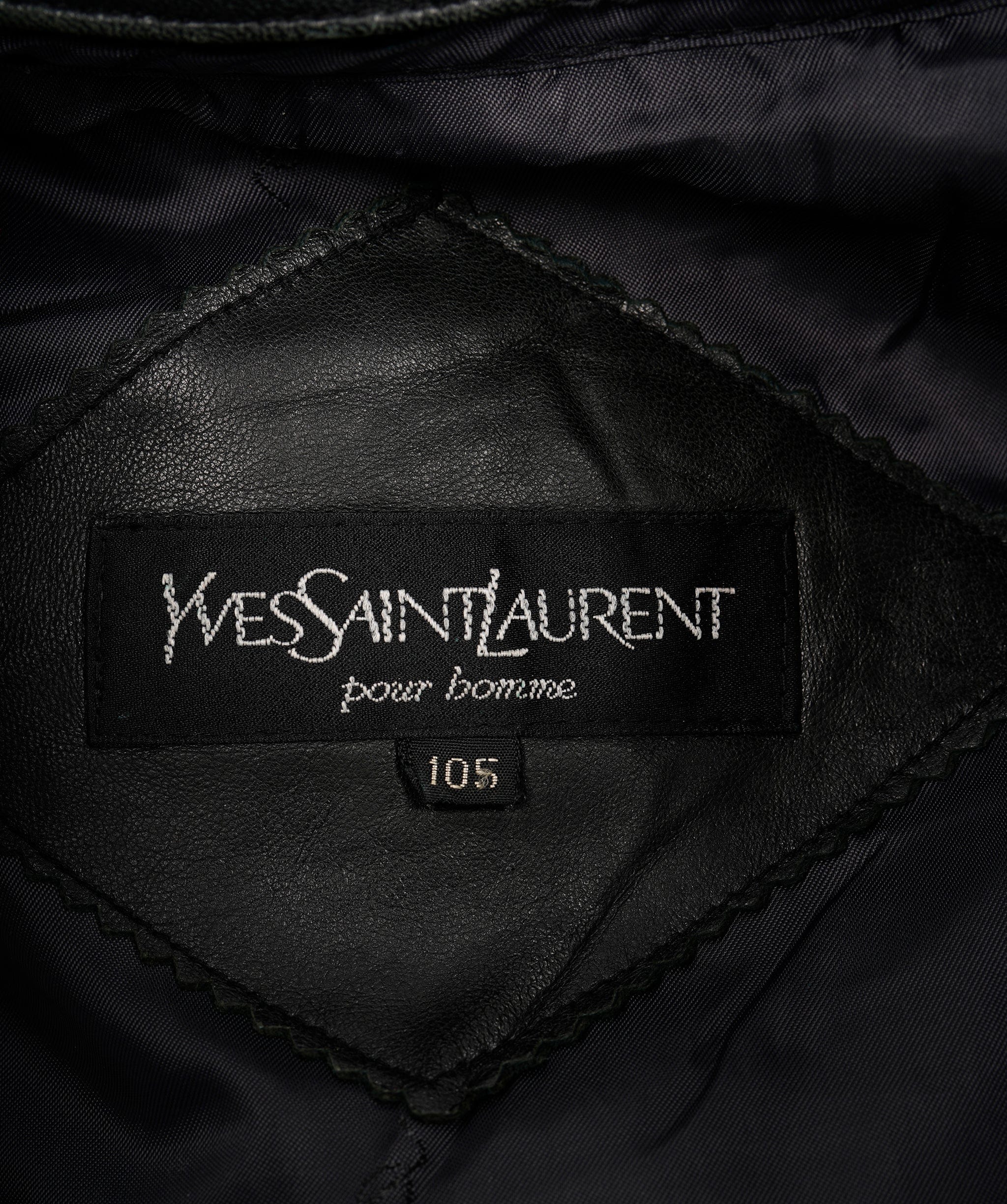 Yves Saint Laurent YSL Logo Black Jacket ALL0559